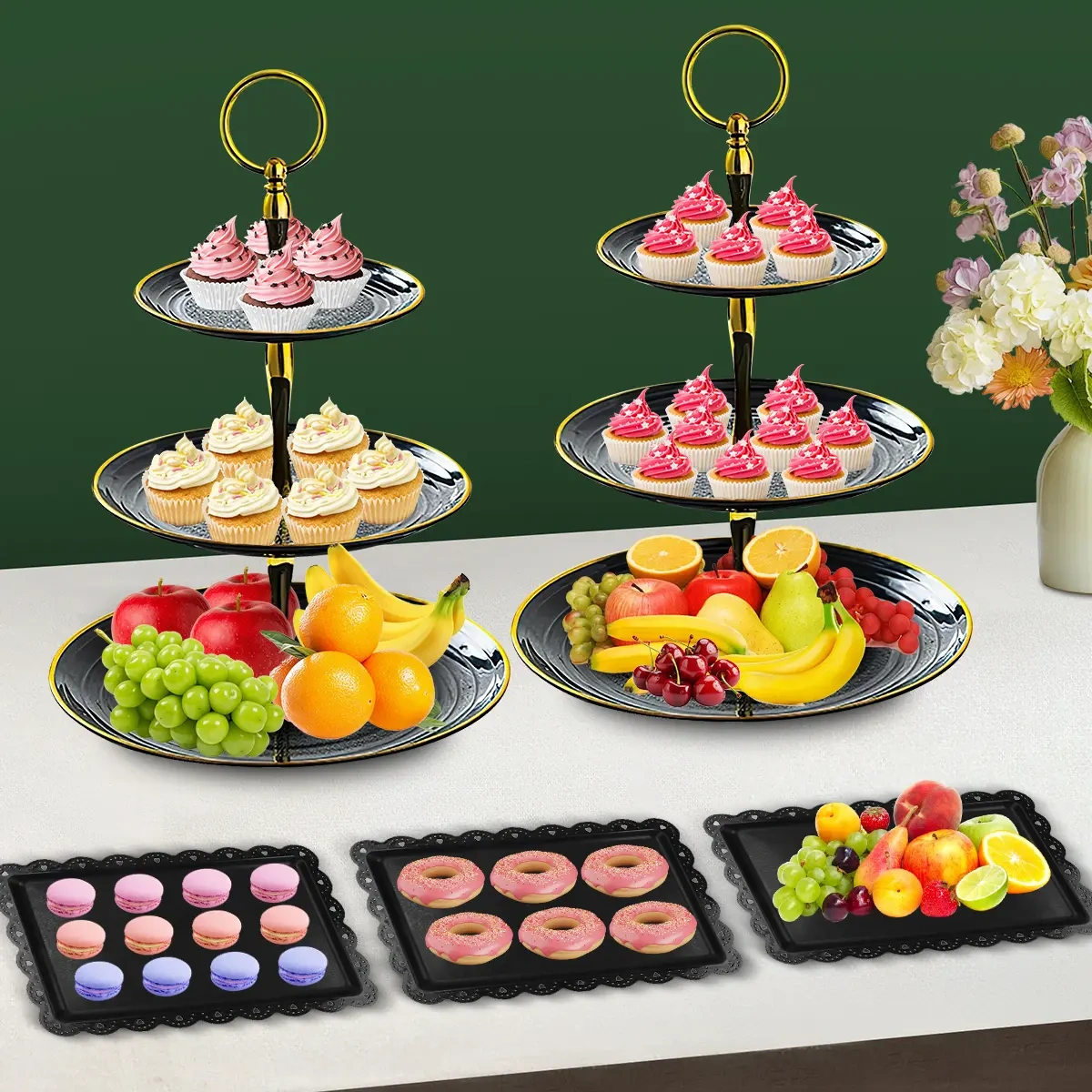 Candy Table Display Base for Cupcakes and Desserts Set*5