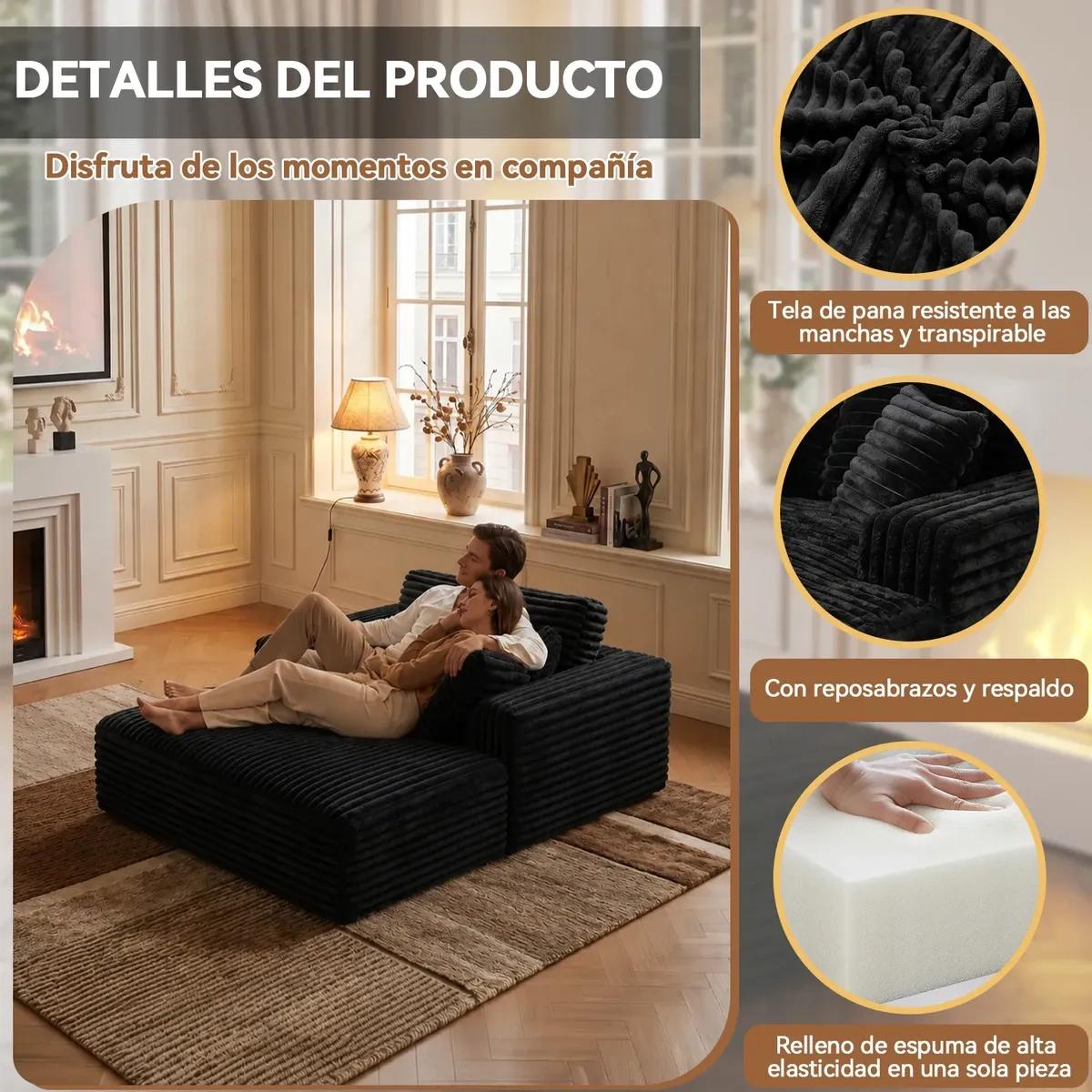 Corduroy Sofa Bed, Indoor Recliner