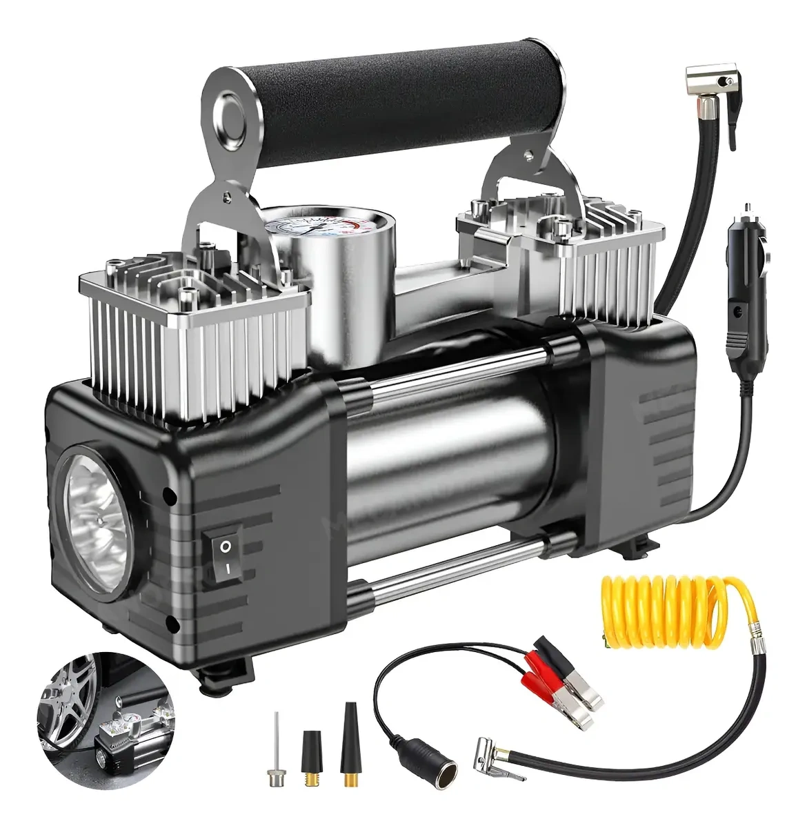Mecanopro® Black Portable Compressor 45 L/min 350 Psi