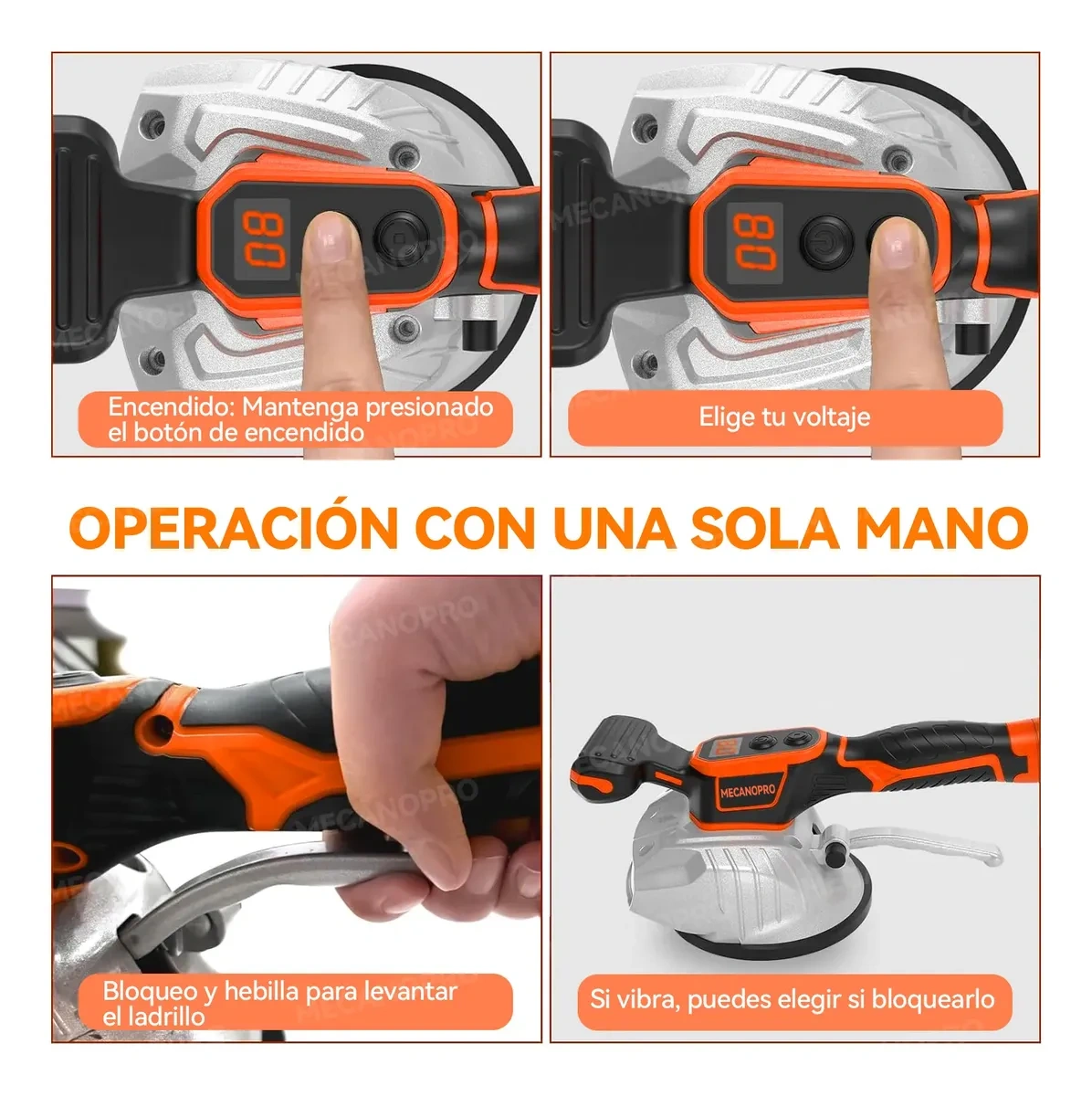 Mecanopro® Portable Wireless Porcelain Leveler