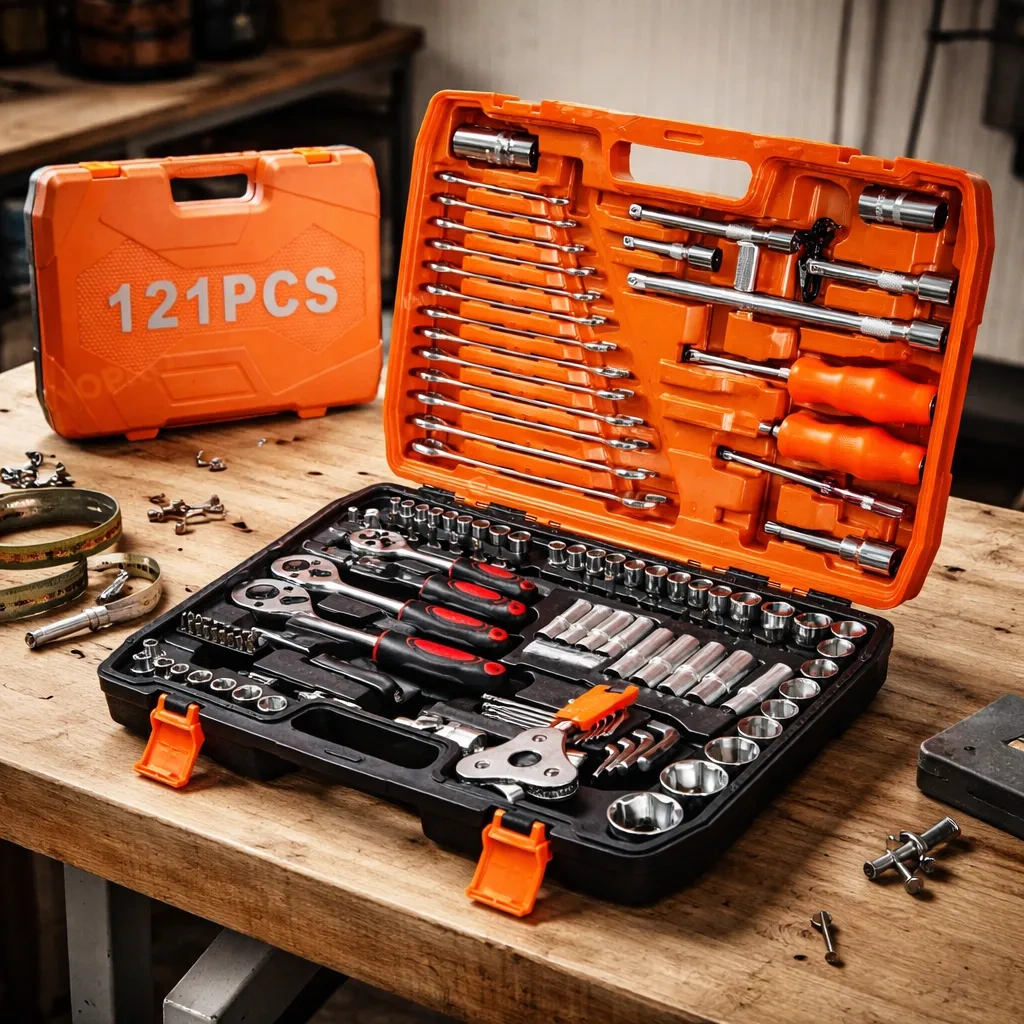 Mecanopro® Mechanical Repair Tool Kit Set 121 Pcs