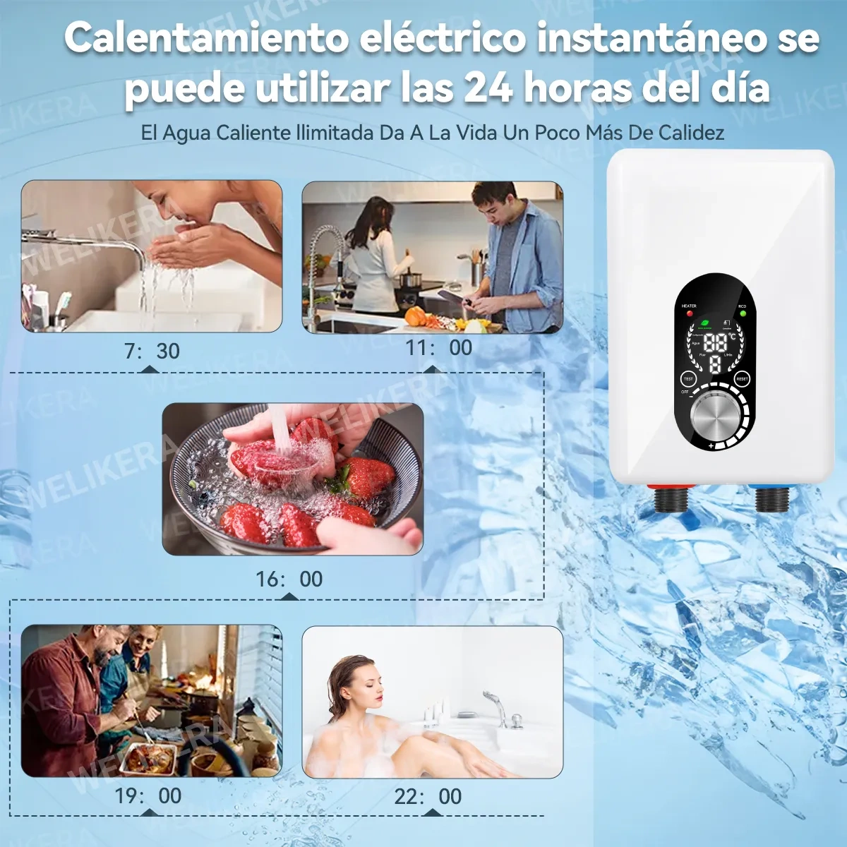 Welikera® Electric Instant Water Heater 3500w