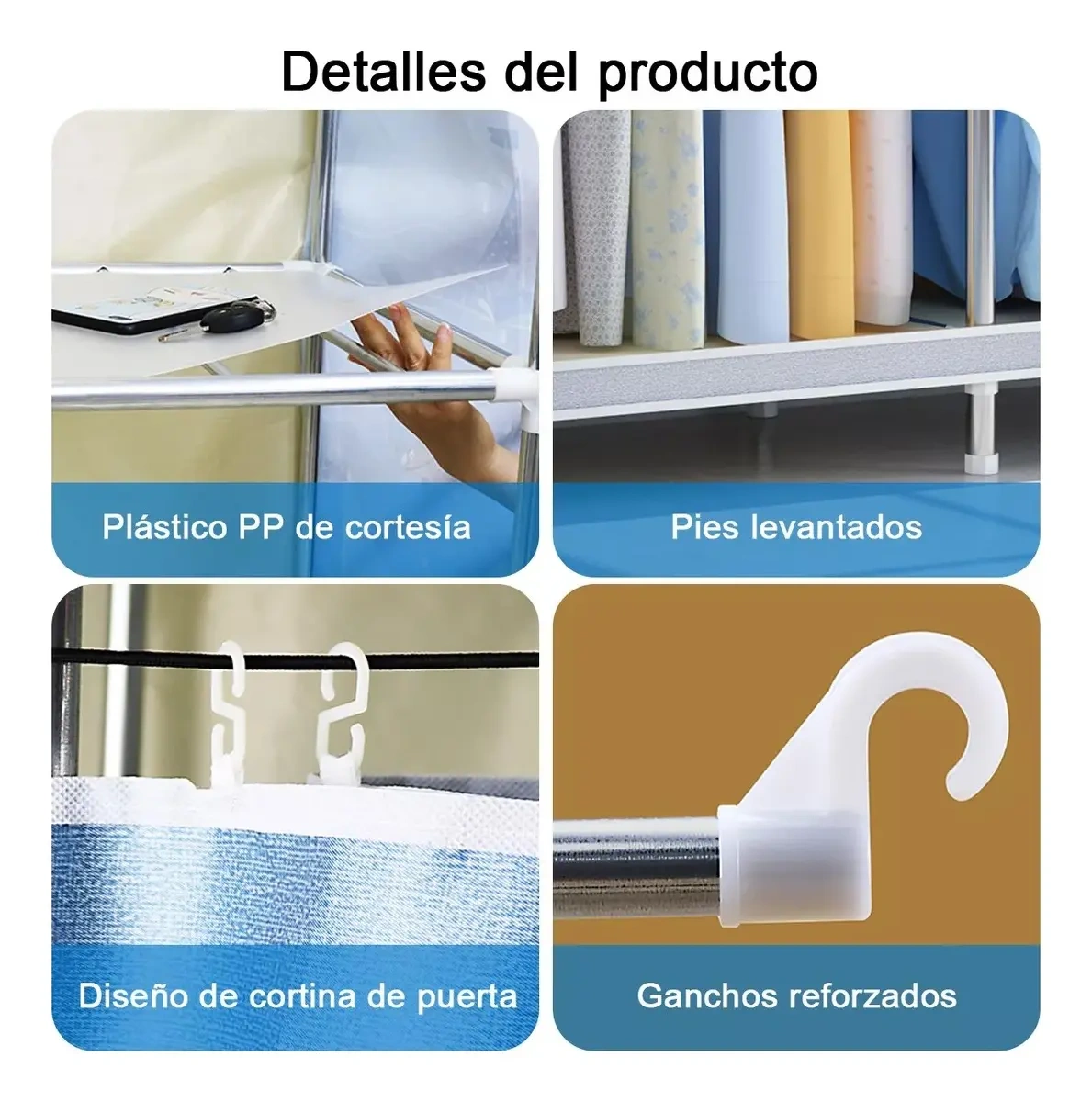 Portable Buildable Closet Wardrobe Organizer 165*170cm
