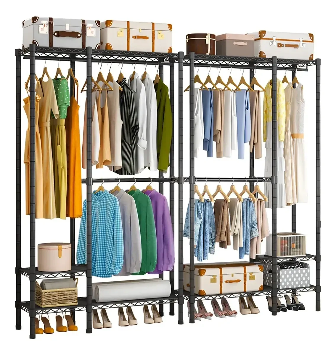 Practical and Functional Generic Wardrobe to Organize Clothes