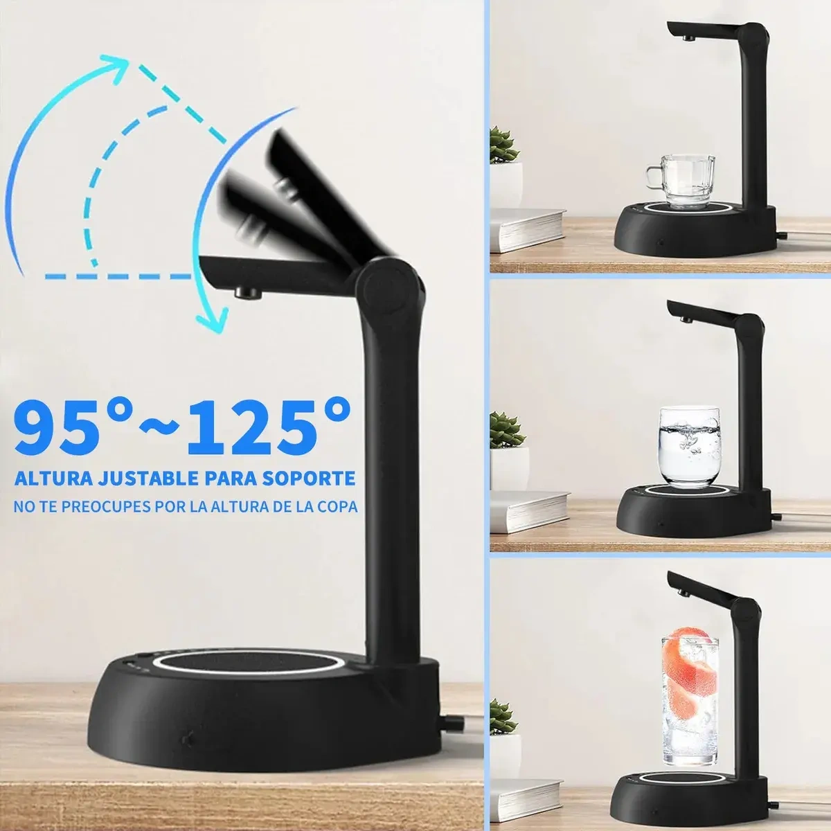 Type-c Rechargeable Electric Water Dispenser Pump