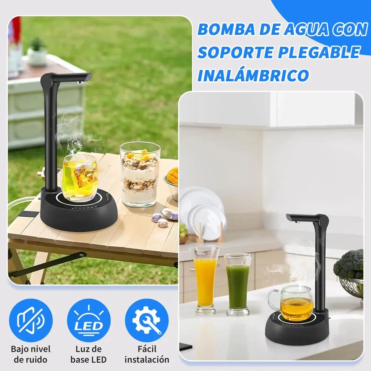 Type-c Rechargeable Electric Water Dispenser Pump