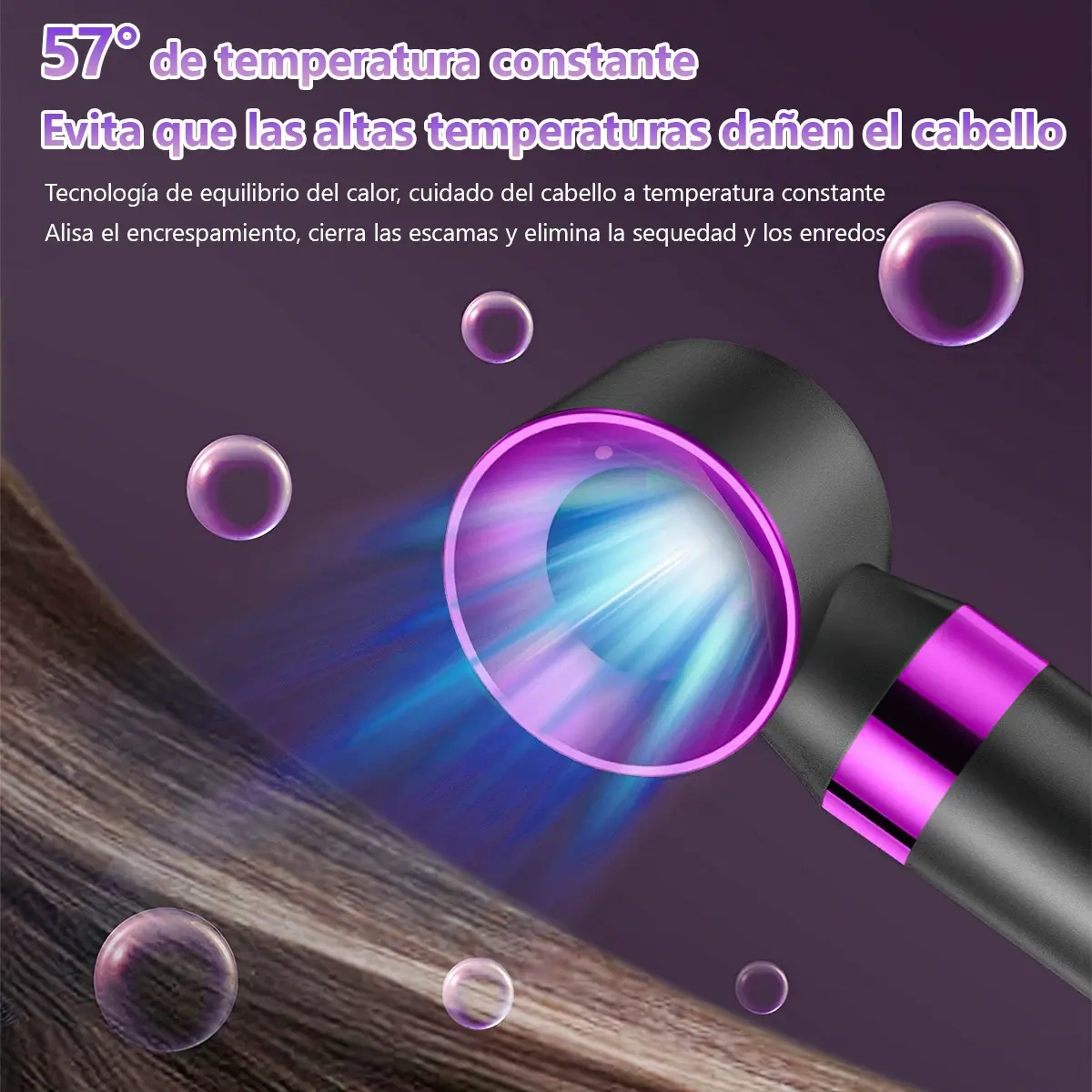 Electric Straightening Brush Hair Dryer Comb 6 In 1