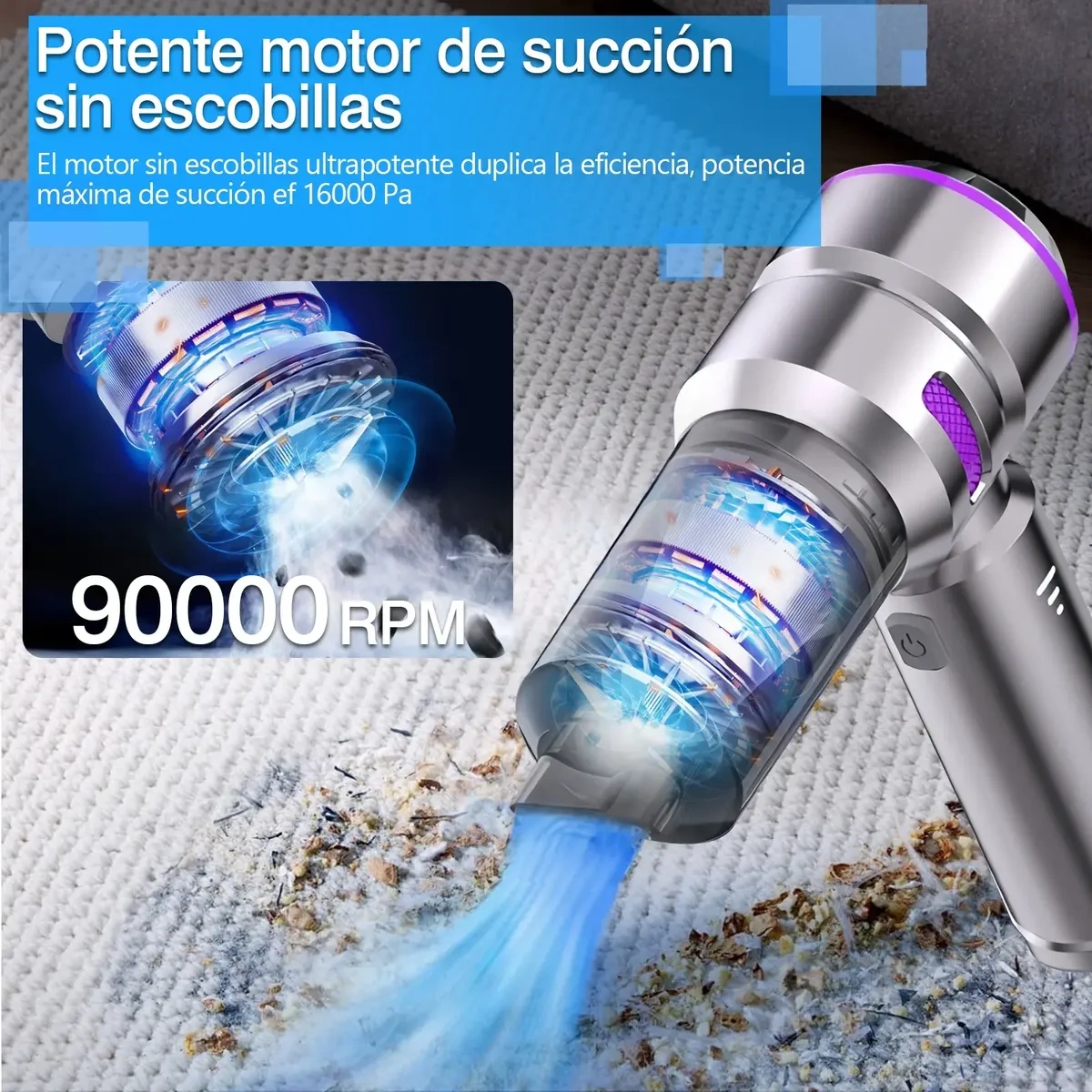 4in1 Wireless Portable Handheld Vacuum Cleaner for Car and Home