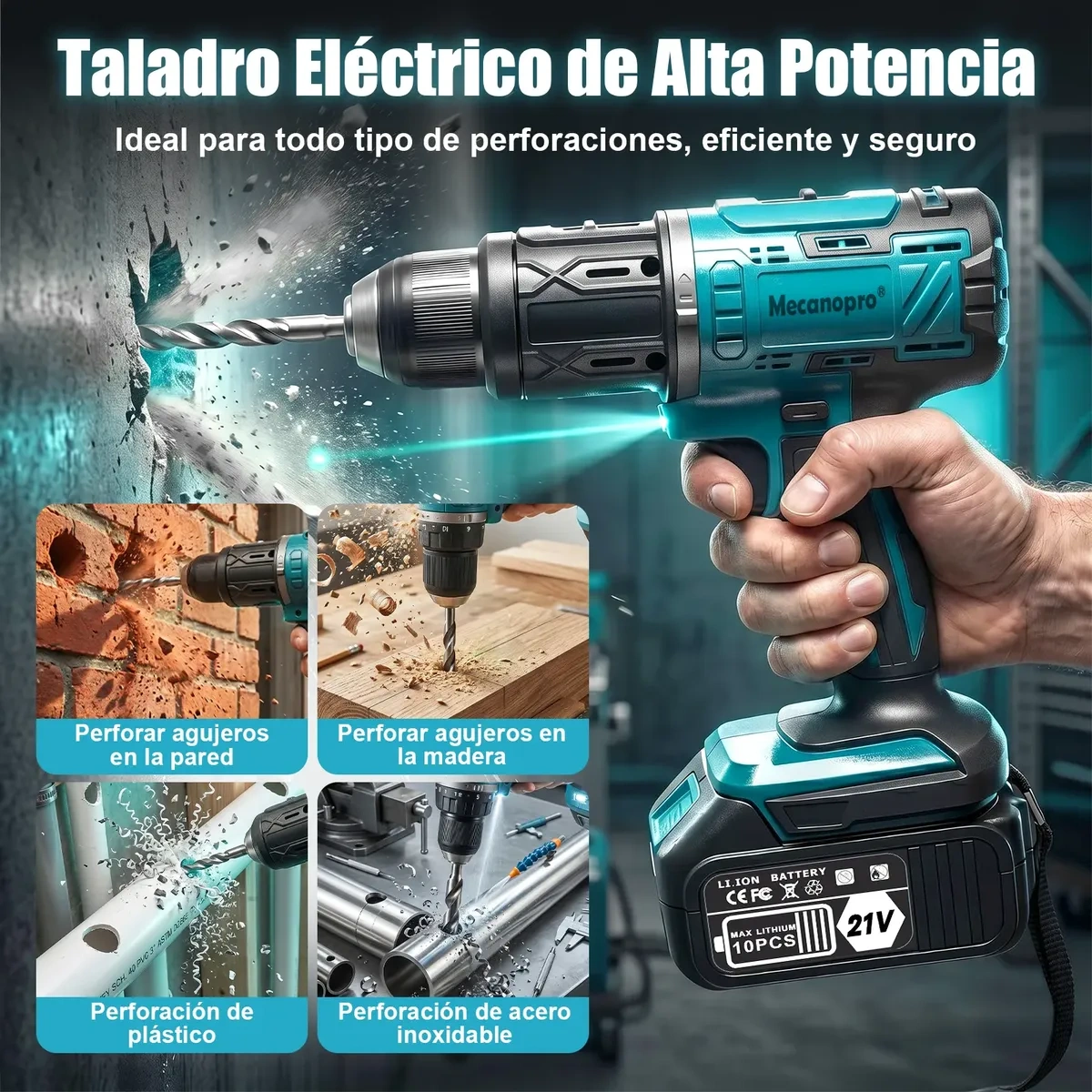 Mecanopro® Cordless Drill Power Tools 5 In 1