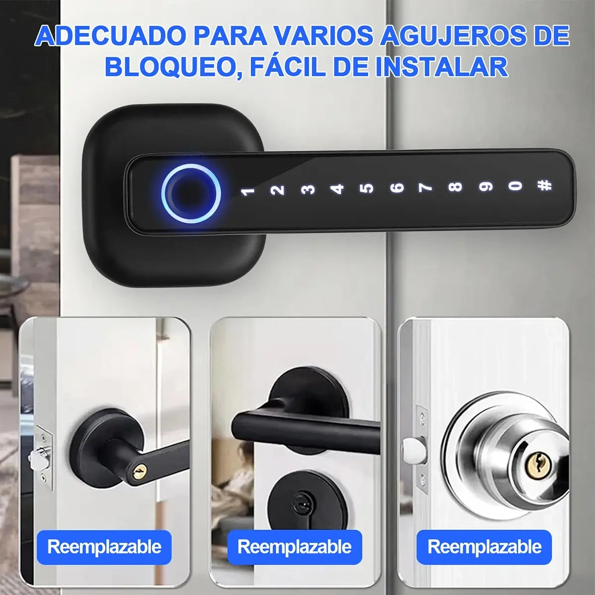 Loklooy Smart Lock 5 In1 Fingerprint Lock