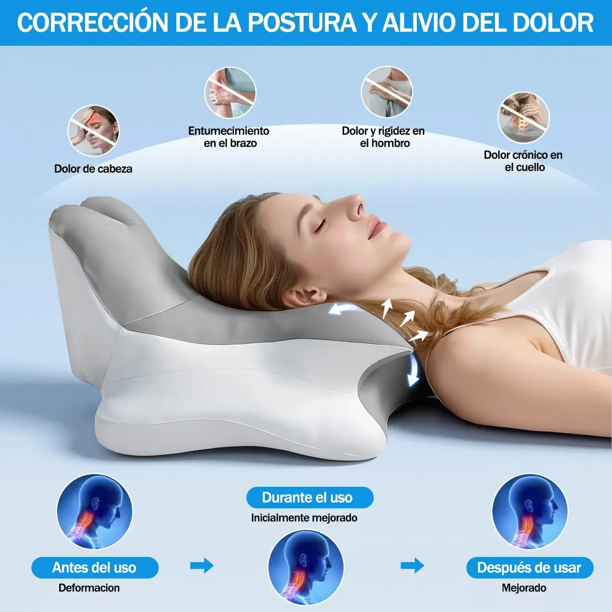 Ergonomic Anti-Reflux Pillows Comfortable Wedge Backrest
