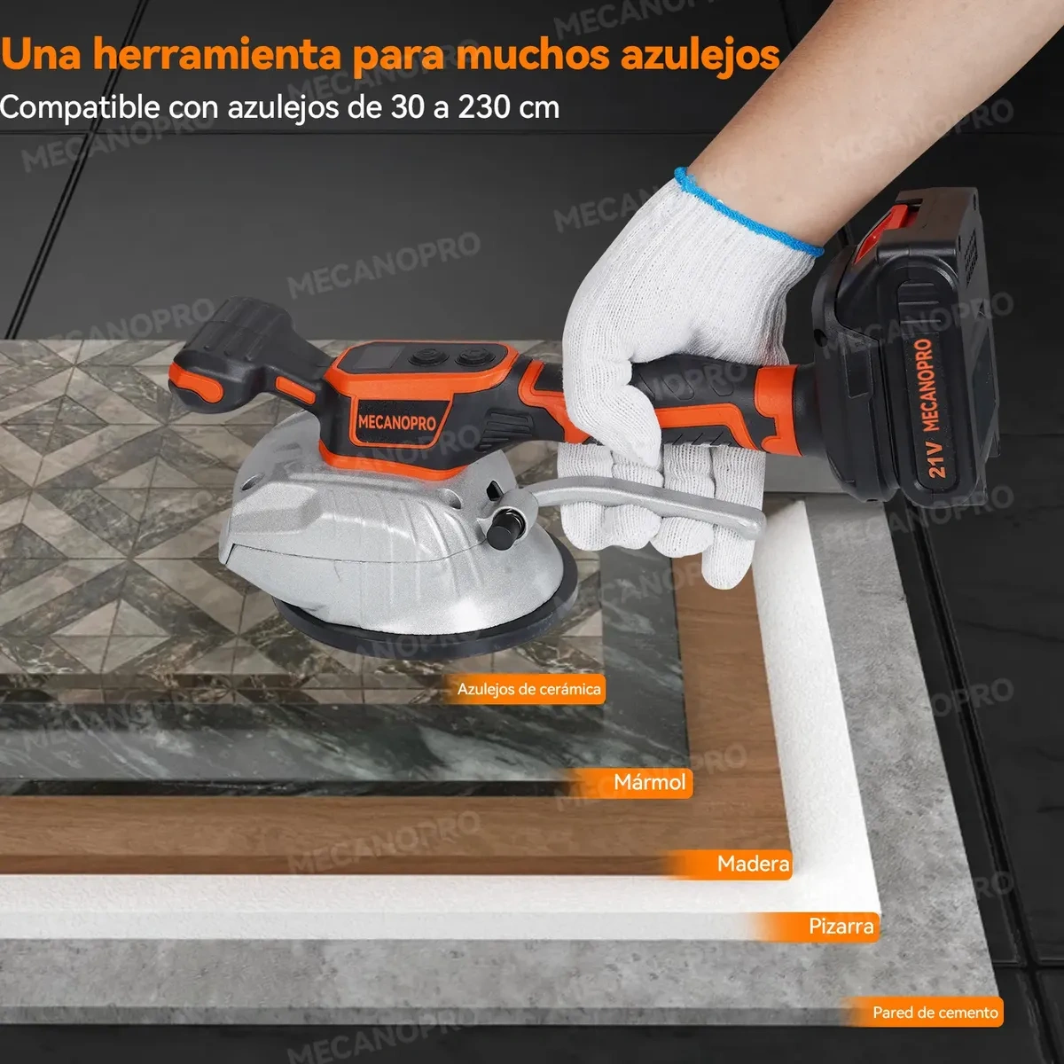 Mecanopro® Portable Wireless Porcelain Leveler