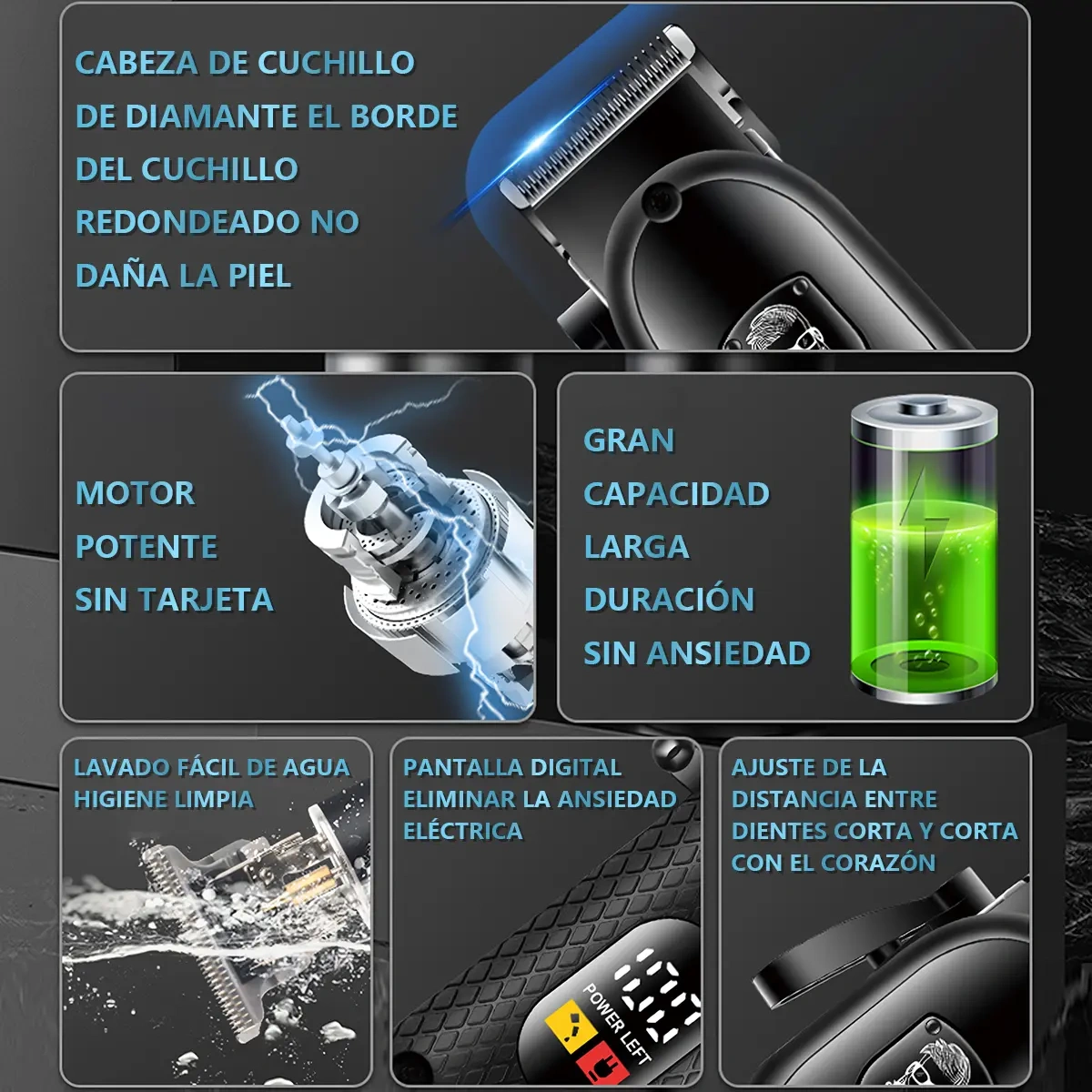 Hair Cutting Machine Professional Trimmer 3 In1 Kit