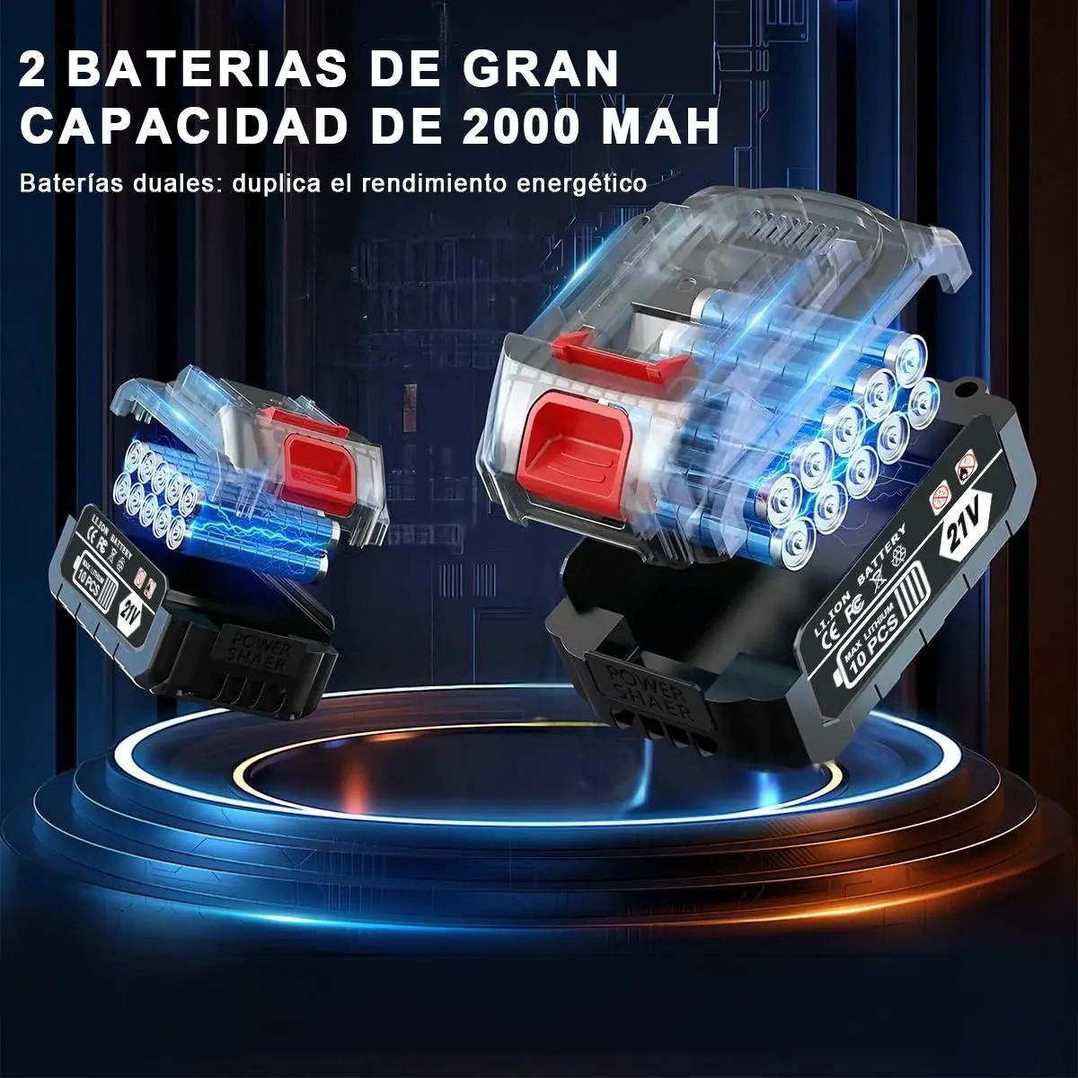 Mecanopro® Cordless Garden Blower Battery Included