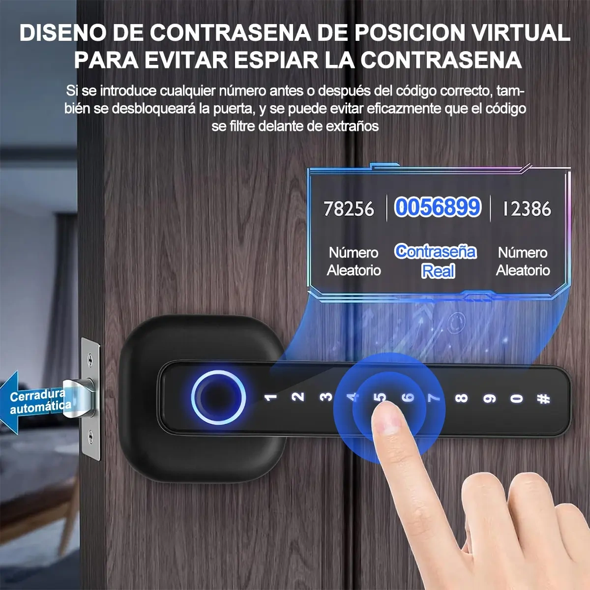 5in1 Smart Lock Fingerprint Lock