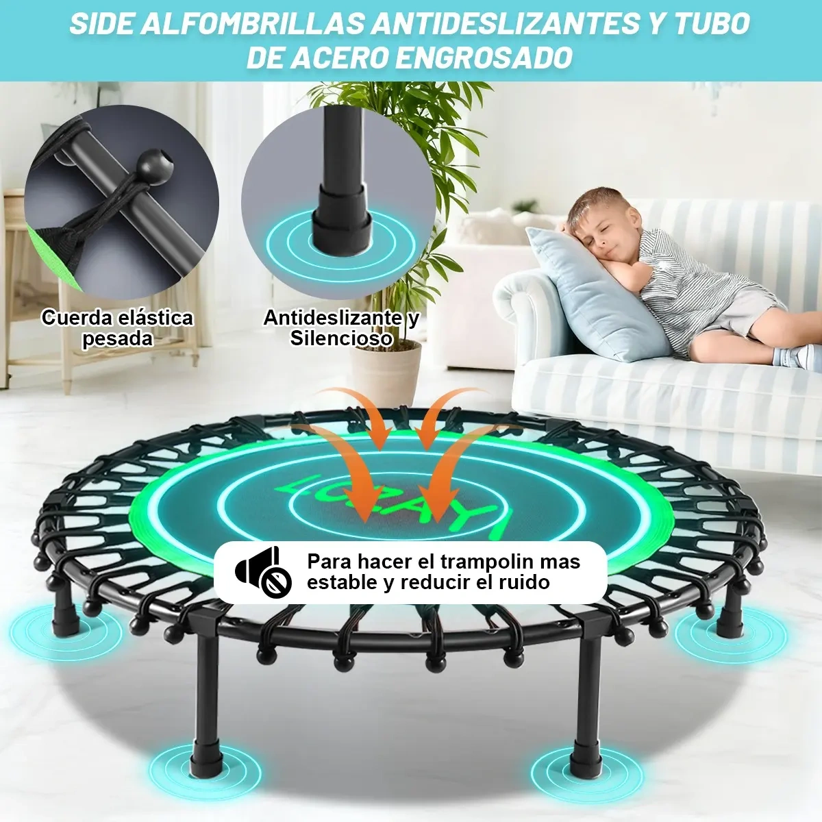 Trampoline Bounce Aerobic Exercise Fitness Gym100cm