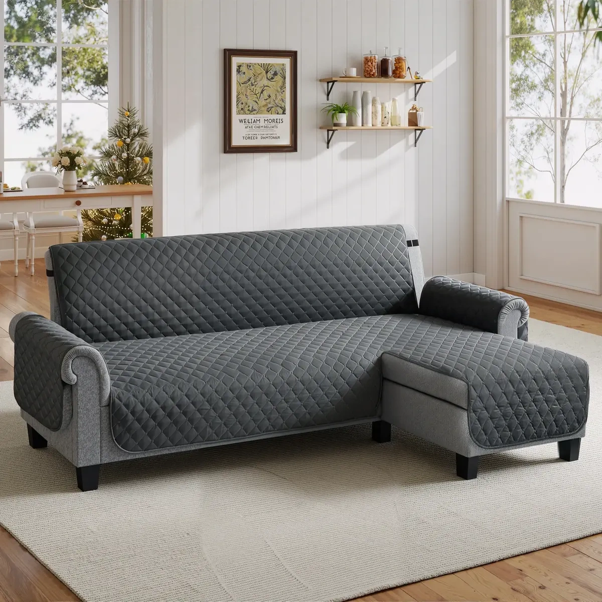 Protector Covers Living Room High Quality L-Shaped Sofa Cover