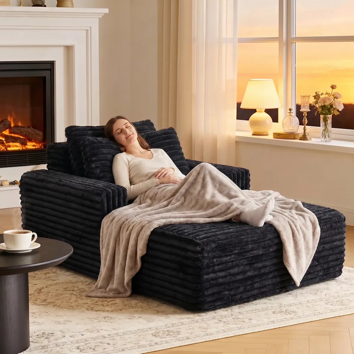 Corduroy Sofa Bed, Indoor Recliner