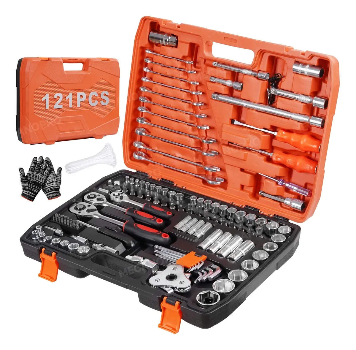 Mecanopro® Mechanical Repair Tool Kit Set 121 Pcs