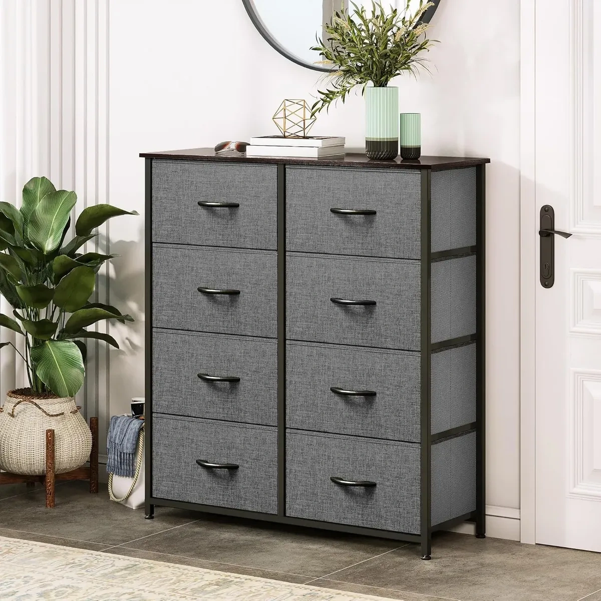 Chest of Drawers with 8 Drawers, Storage Furniture