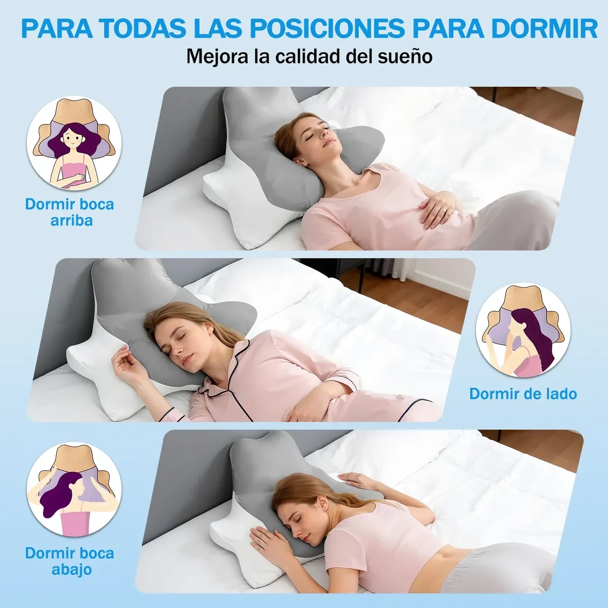 Ergonomic Anti-Reflux Pillows Comfortable Wedge Backrest
