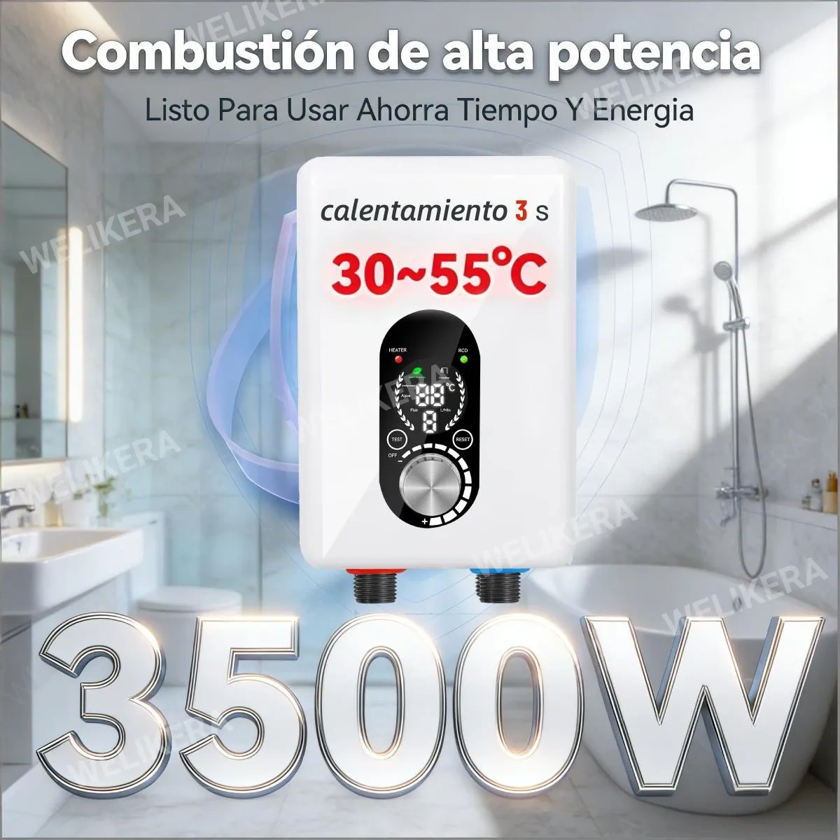 Welikera® Electric Instant Water Heater 3500w