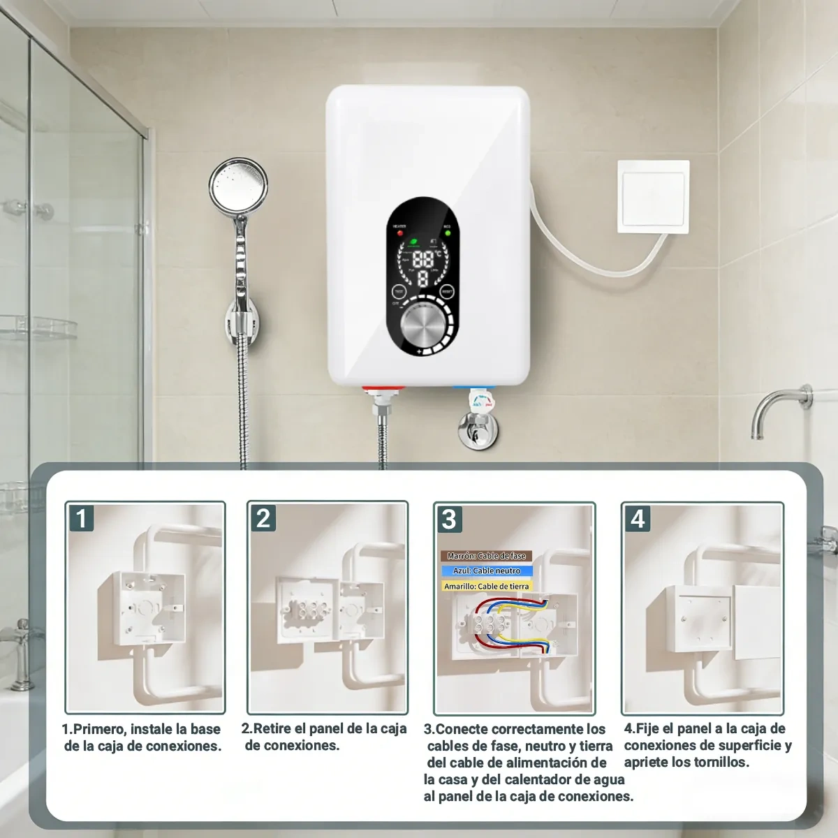 Welikera® Electric Instant Water Heater 3500w