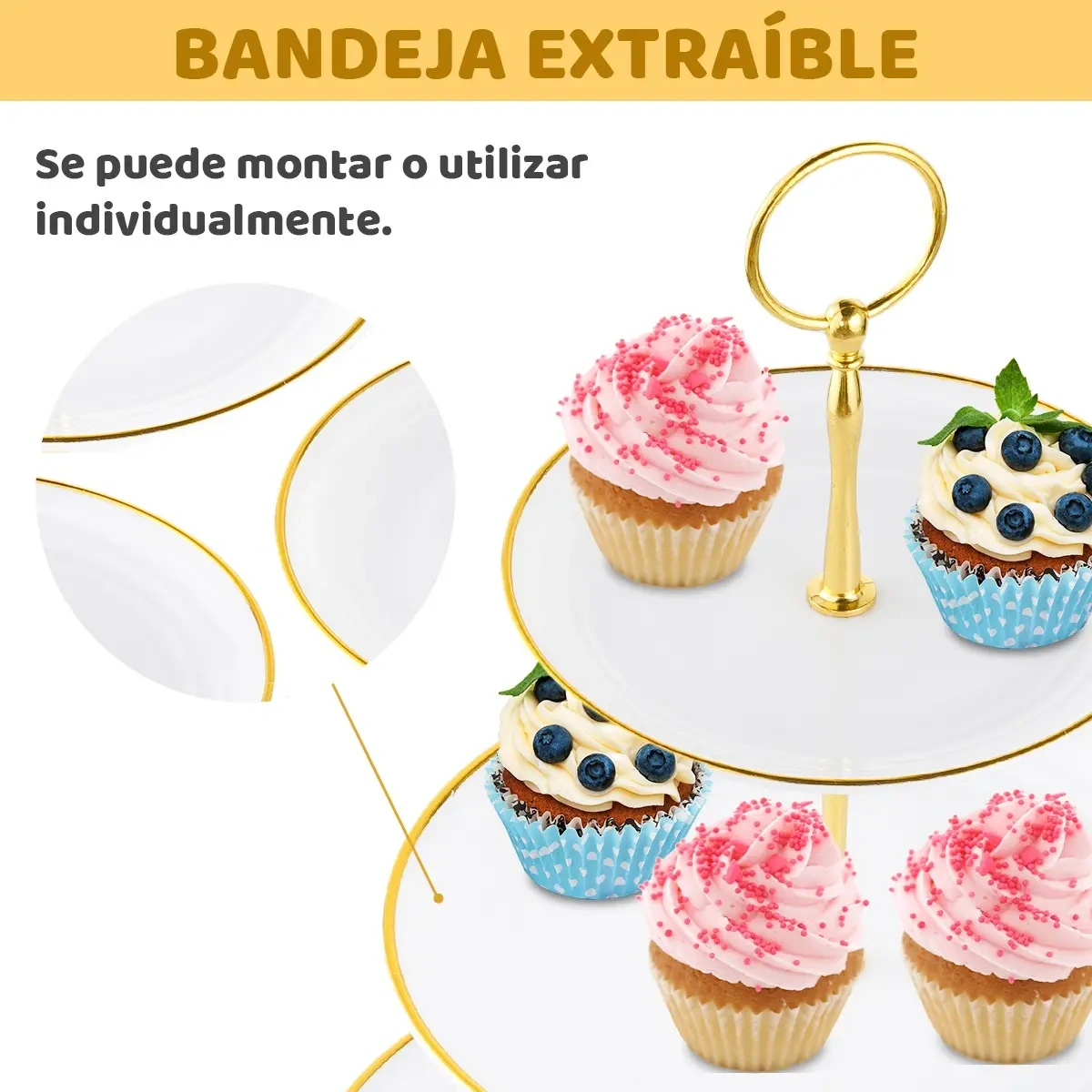 Kit for Base for Cupcake and Dessert Sweet Table Display