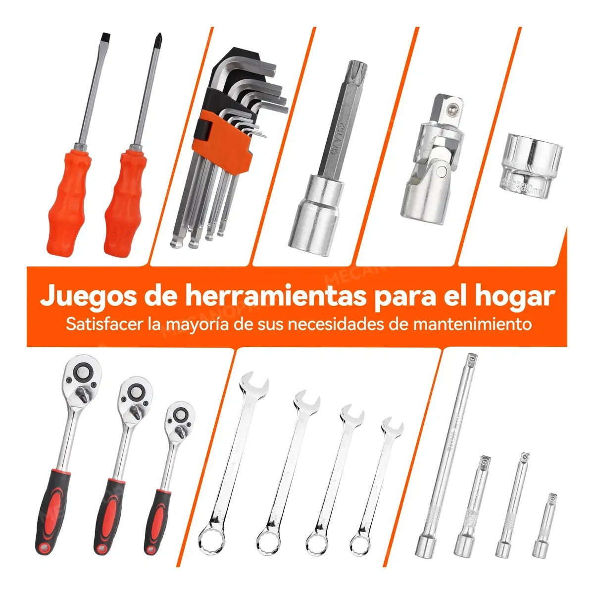 Mecanopro® Mechanical Repair Tool Kit Set 121 Pcs