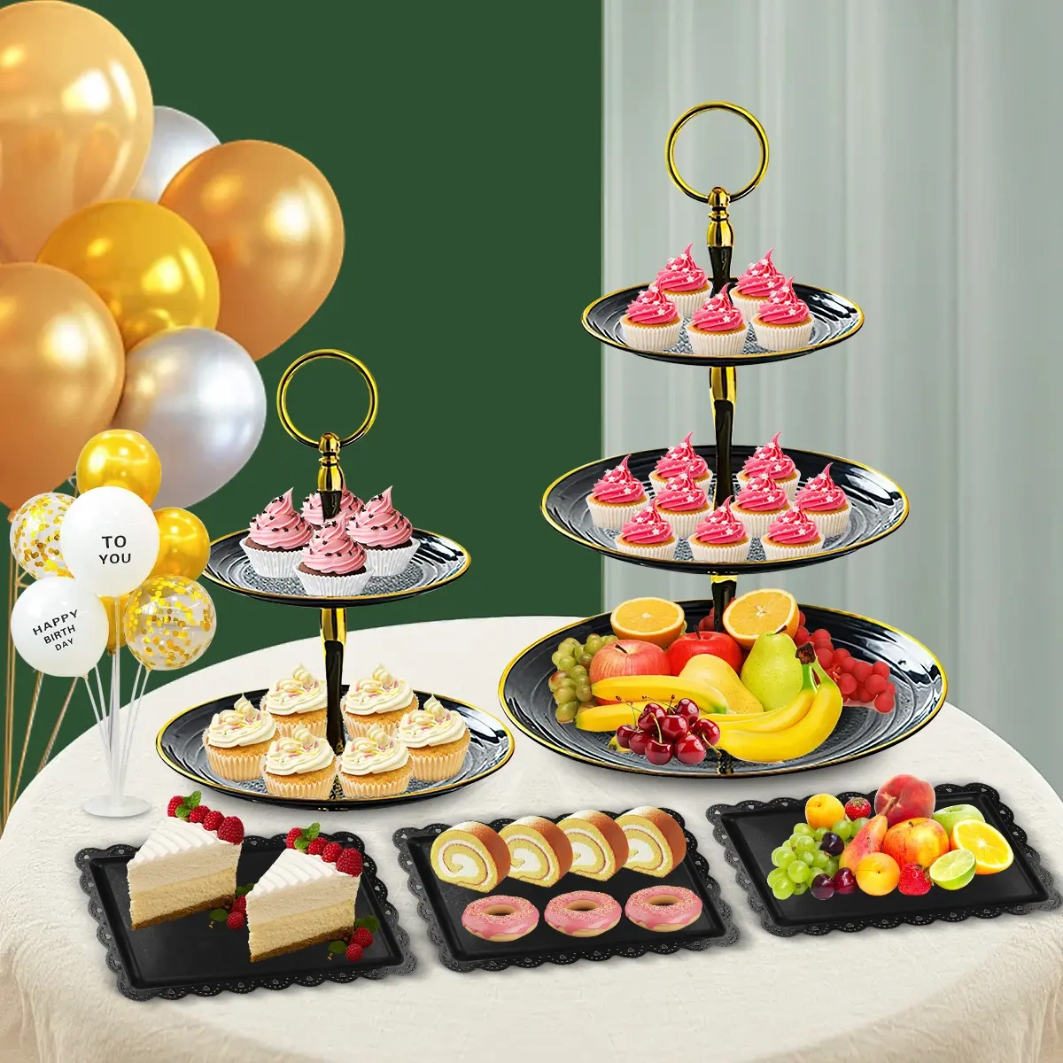 Candy Table Display Base for Cupcakes and Desserts Set*5