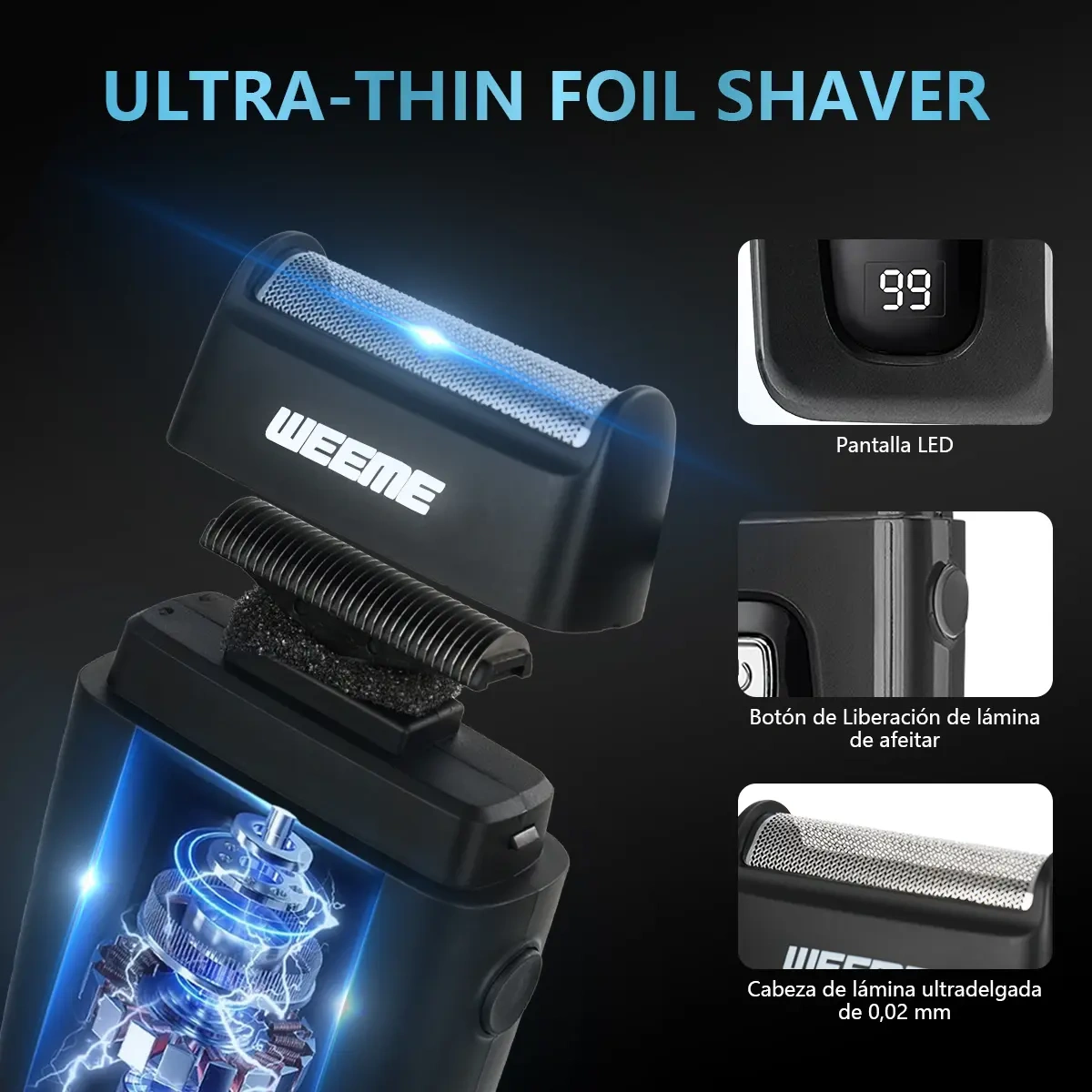 Hair Cutting Machine Professional Trimmer 3 In1 Kit