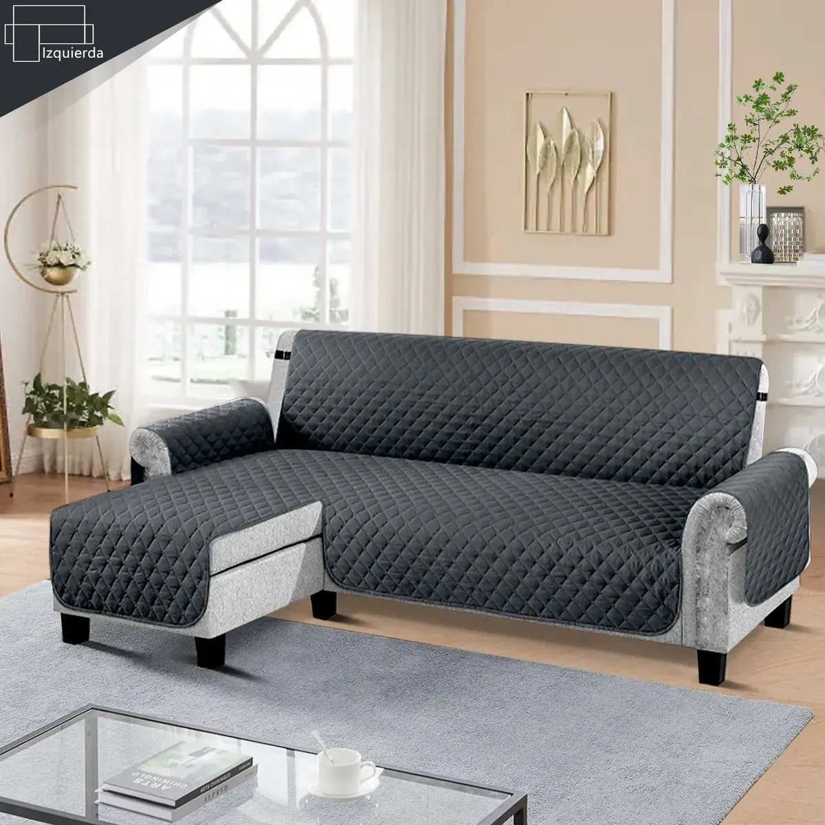 Protector Covers Living Room High Quality L-Shaped Sofa Cover