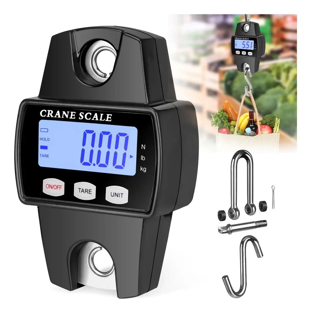 Portable Hanging Digital Industrial Scale With Led