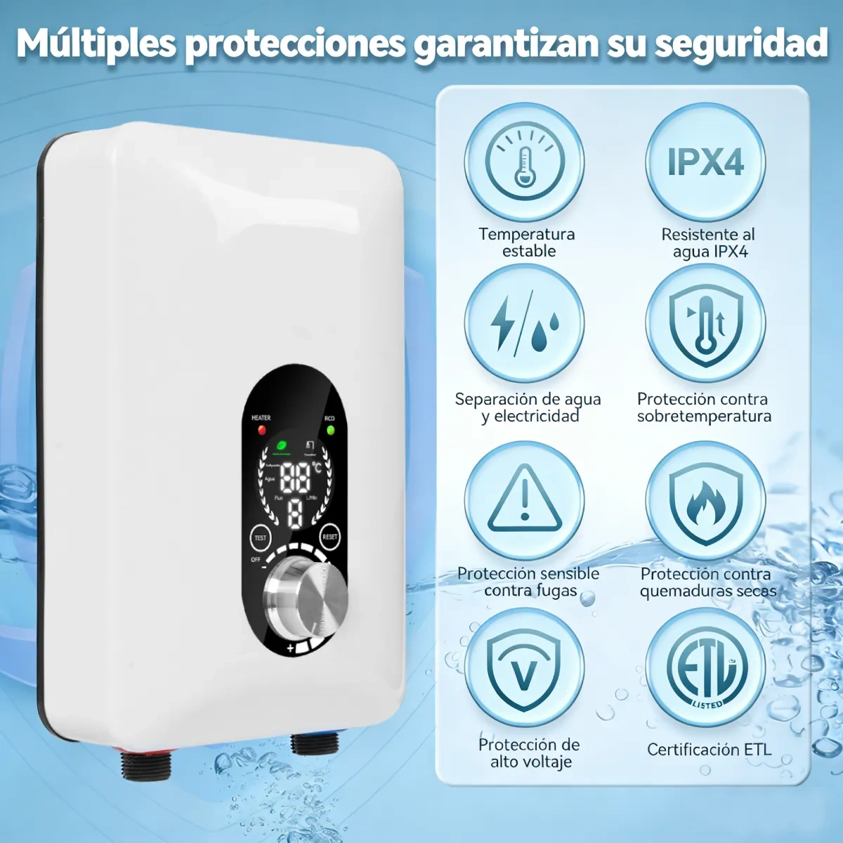 Welikera® Electric Instant Water Heater 3500w