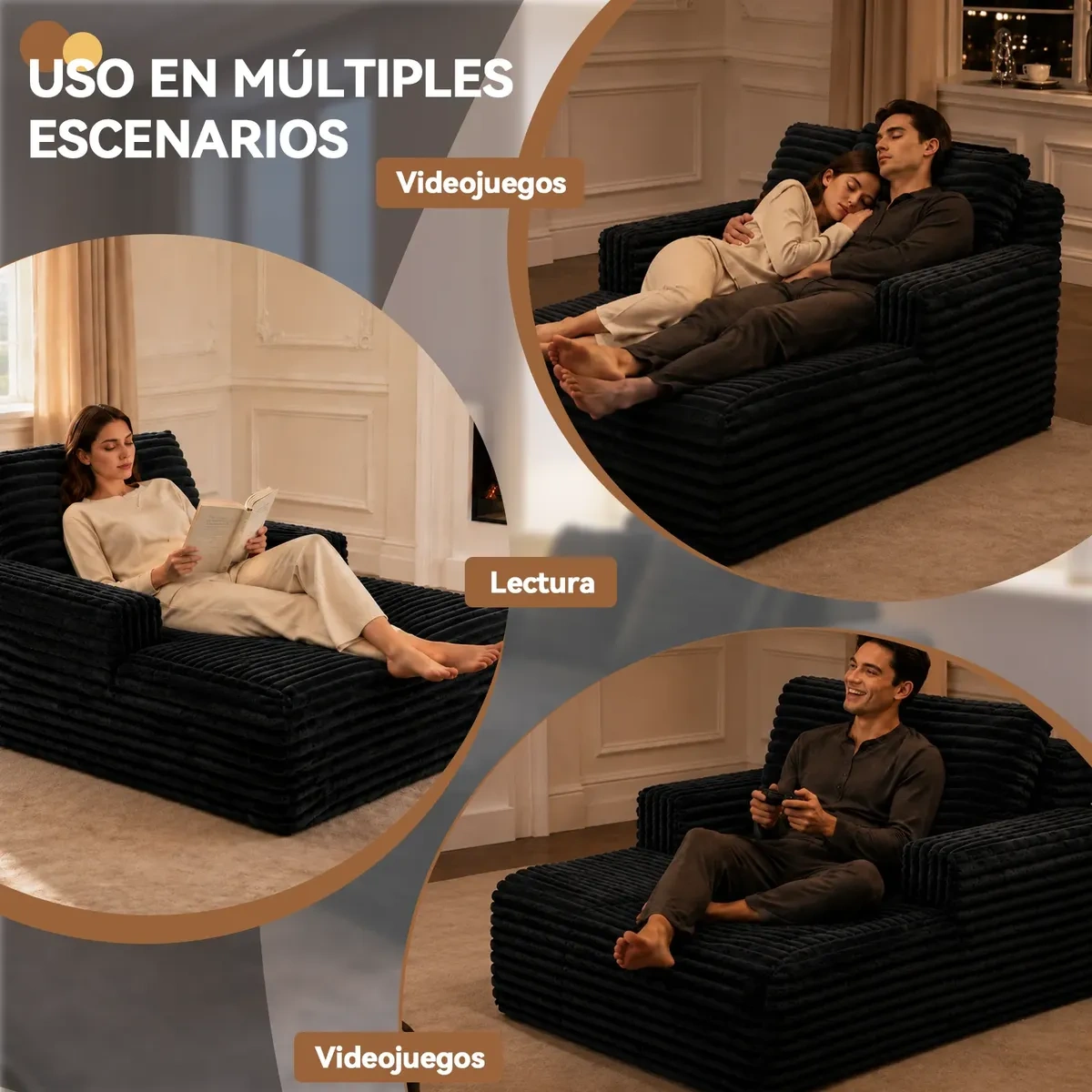 Corduroy Sofa Bed, Indoor Recliner