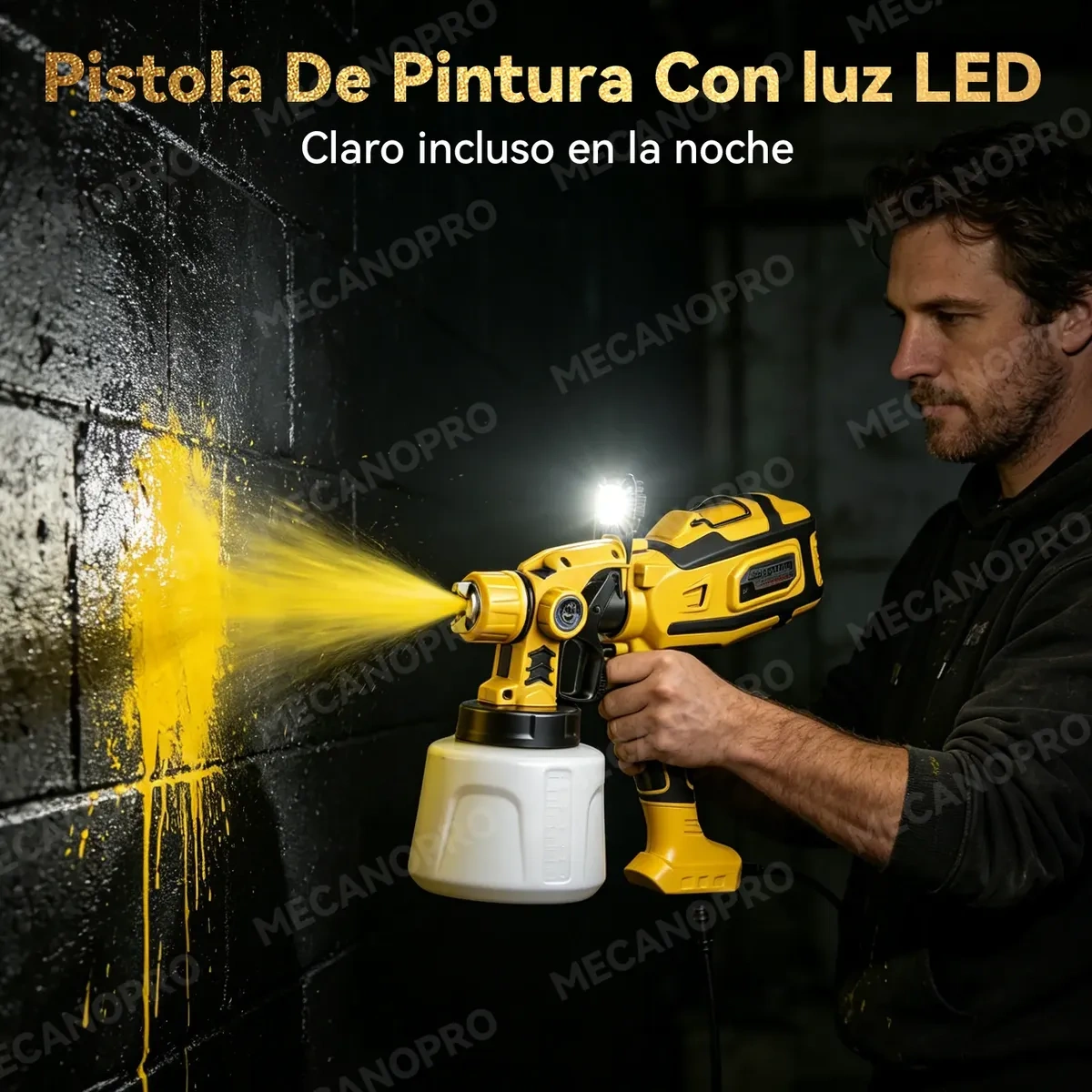 Mecanopro® Electric Paint Guns With Led