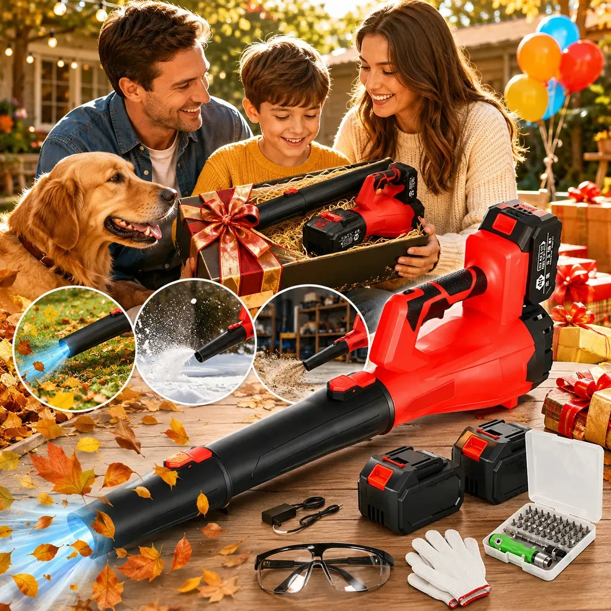 Mecanopro® Cordless Garden Blower Battery Included