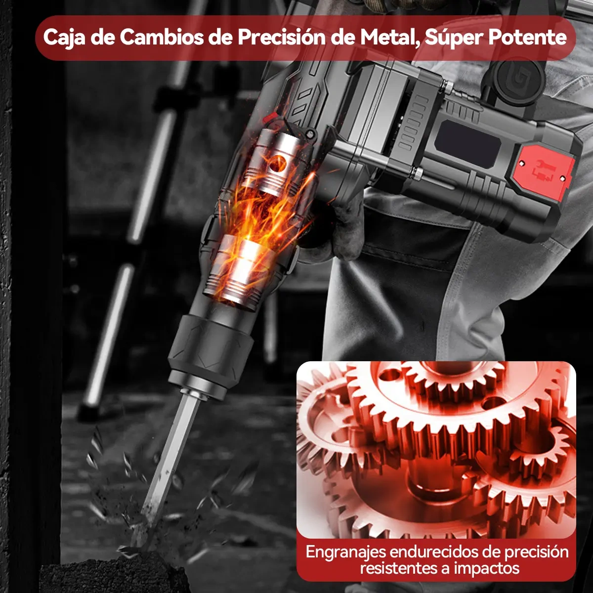 Mecanopro® Professional 4800w Demolition Rotary Hammer Drill