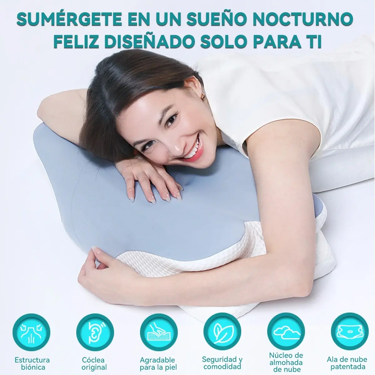 Memory Foam Orthopedic Ergonomic Cervical Comfort Pillow
