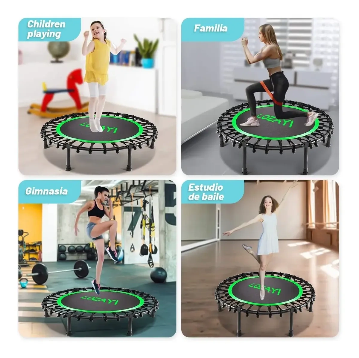 Trampoline Bounce Aerobic Exercise Fitness Gym100cm