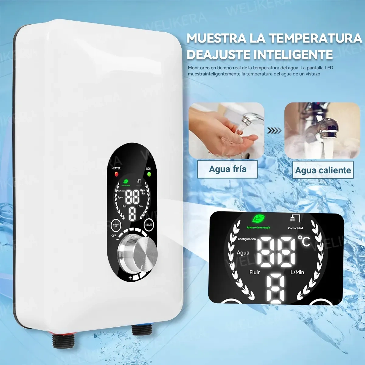 Welikera® Electric Instant Water Heater 3500w