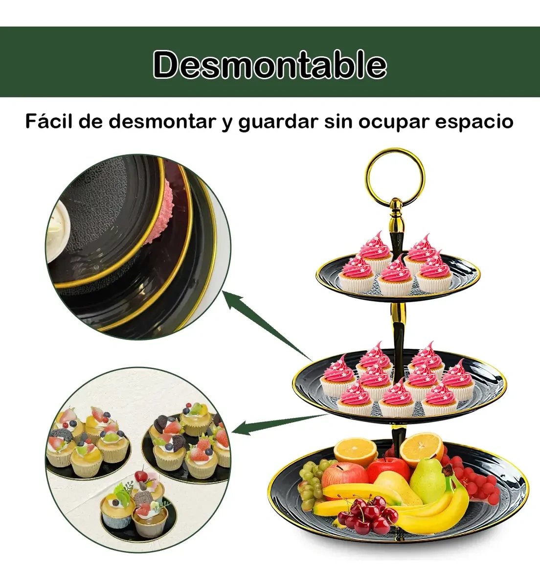Candy Table Display Base for Cupcakes and Desserts Set*5