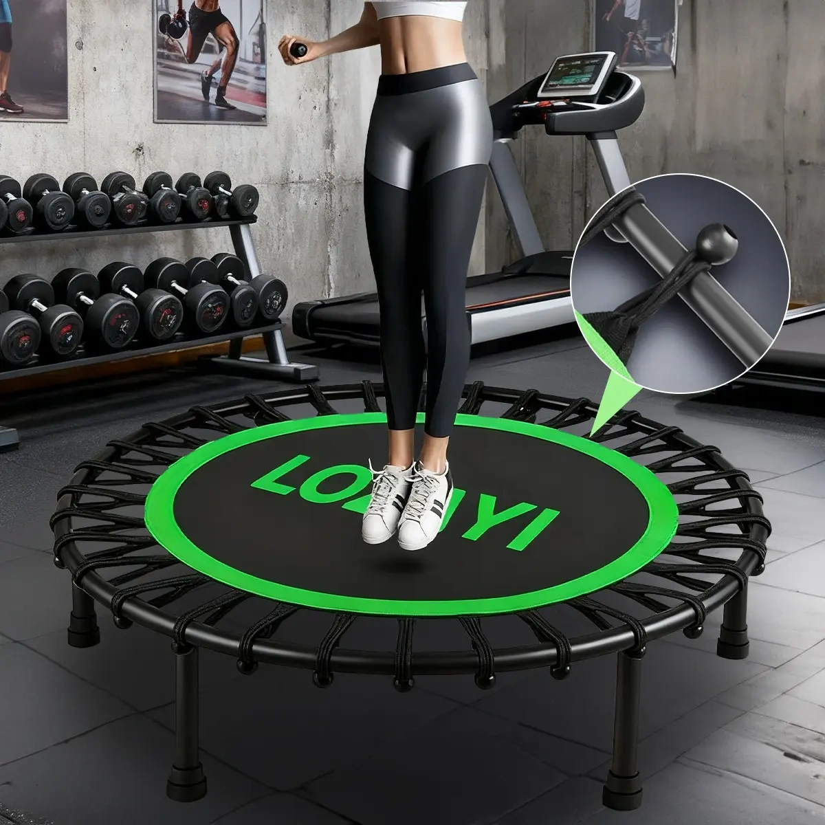 Trampoline Bounce Aerobic Exercise Fitness Gym100cm