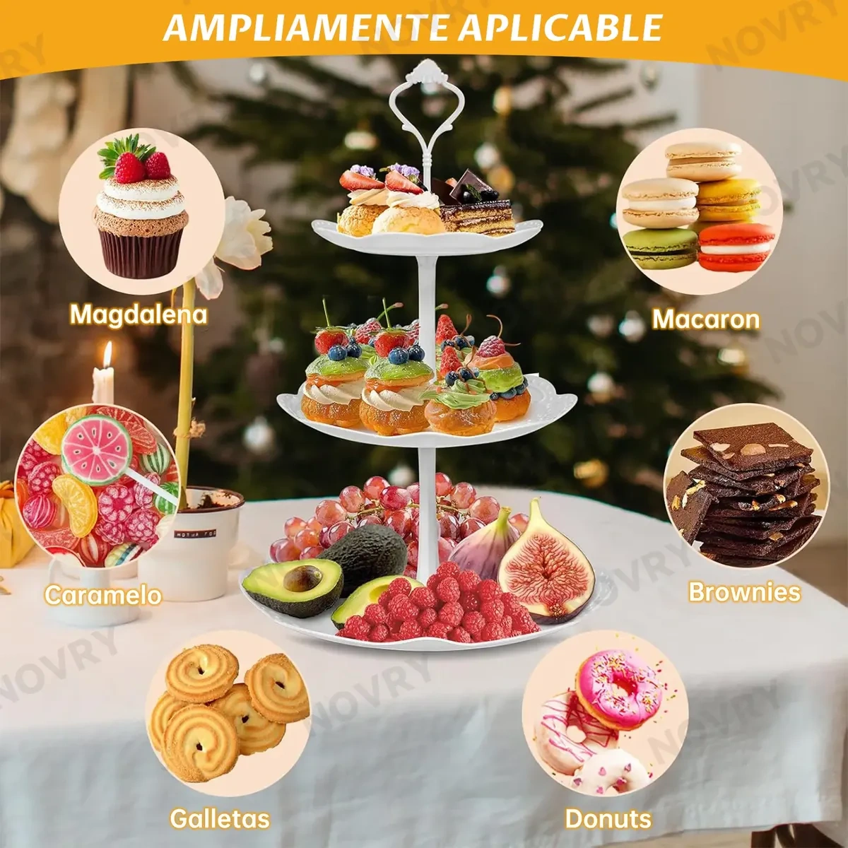 13 Pcs Dessert Cake Stand in Candy Display and Clip
