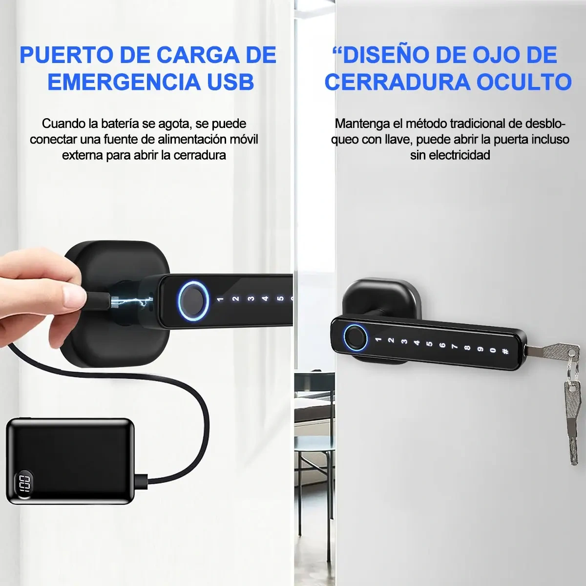 5in1 Smart Lock Fingerprint Lock