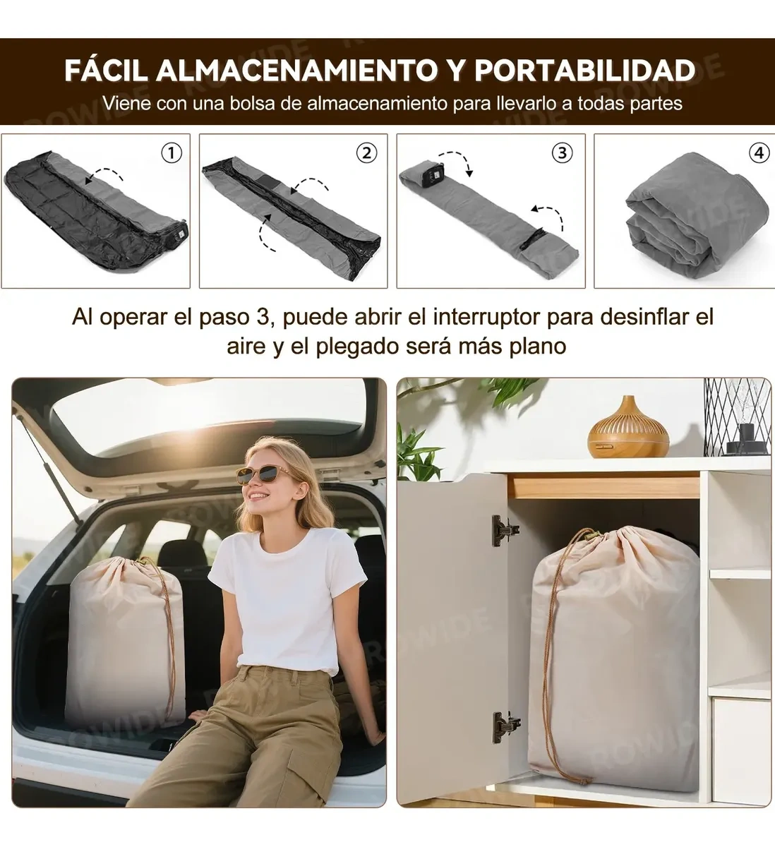 Soft Queen Inflatable Mattress with Electric Pump, Camping