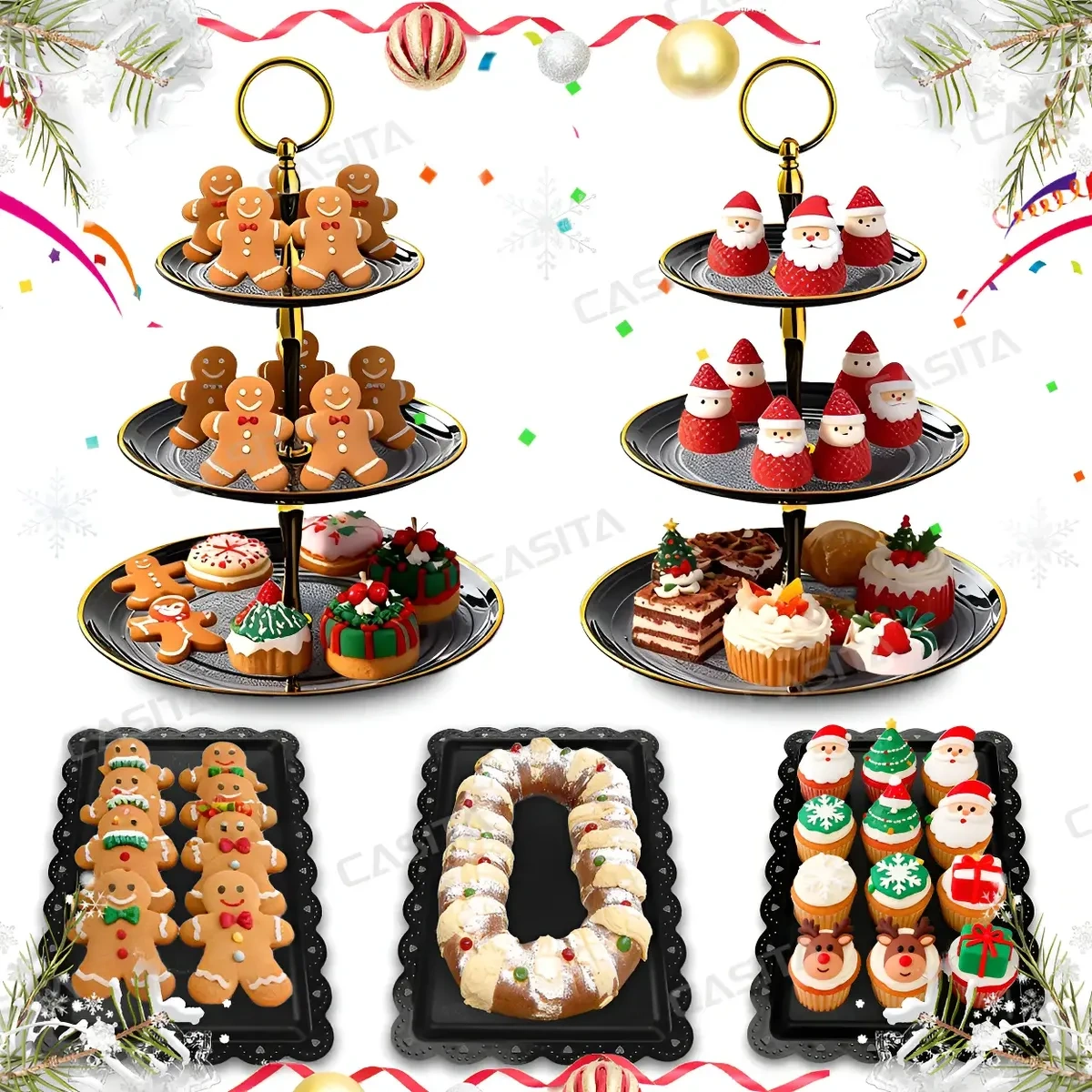 Candy Table Display Base for Cupcakes and Desserts Set*5