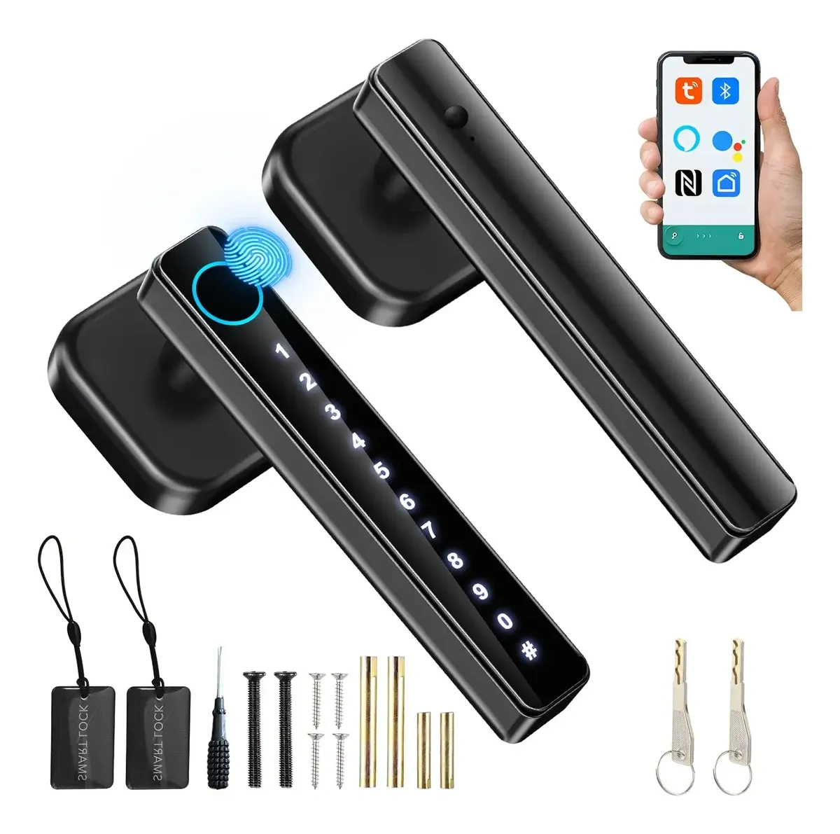 Loklooy Smart Lock 5 In1 Fingerprint Lock