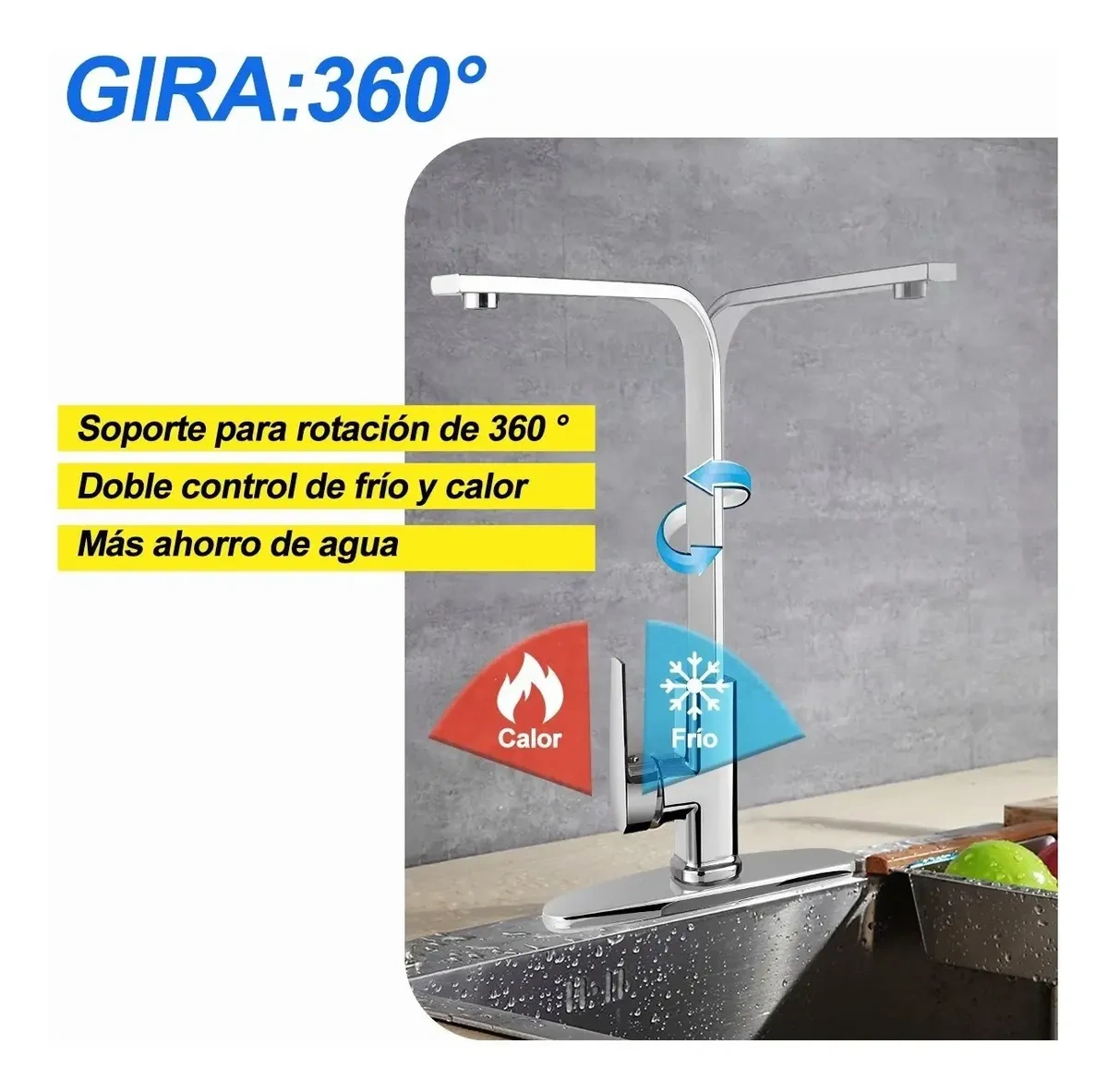 Sink Mixer Single Handle Kitchen Faucet With Cover