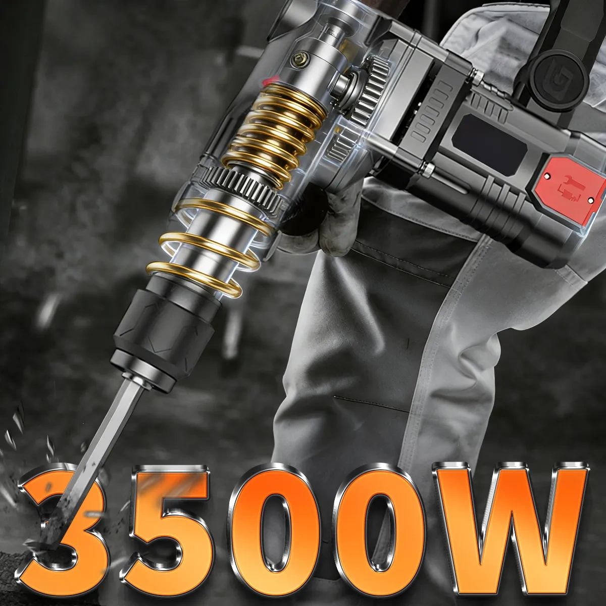 Mecanopro® Professional 4800w Demolition Rotary Hammer Drill